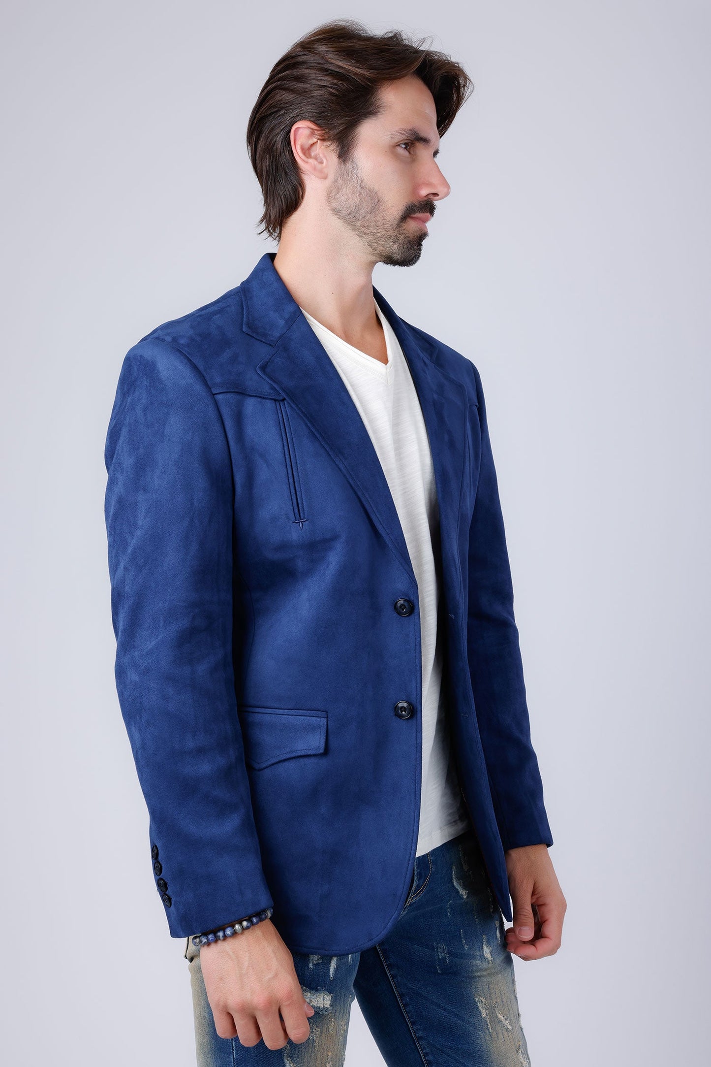 Drowsewrap Suede Blazer