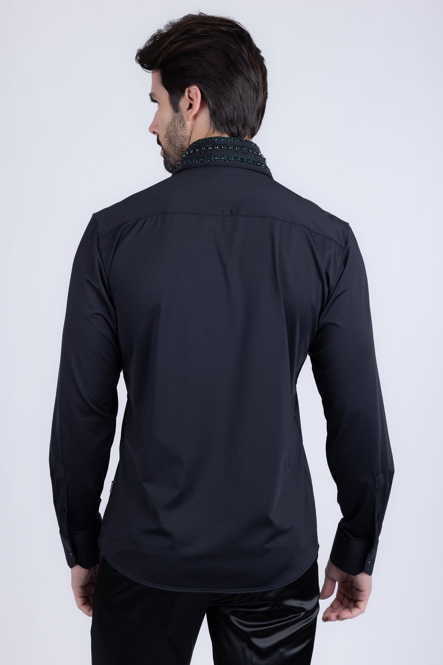 Velcia Rhinestone Long Sleeve Shirt