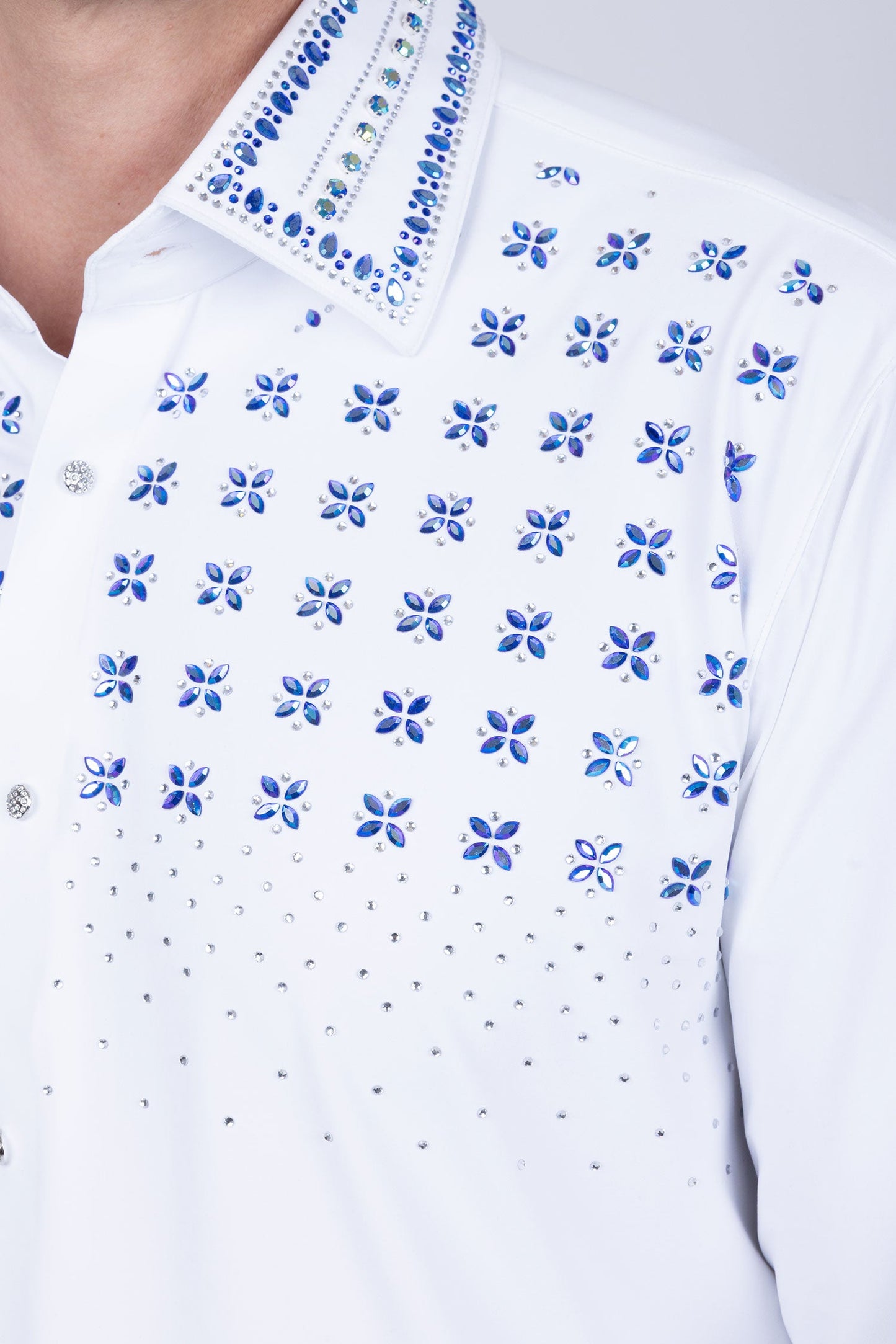 Velcia Rhinestone Long Sleeve Shirt