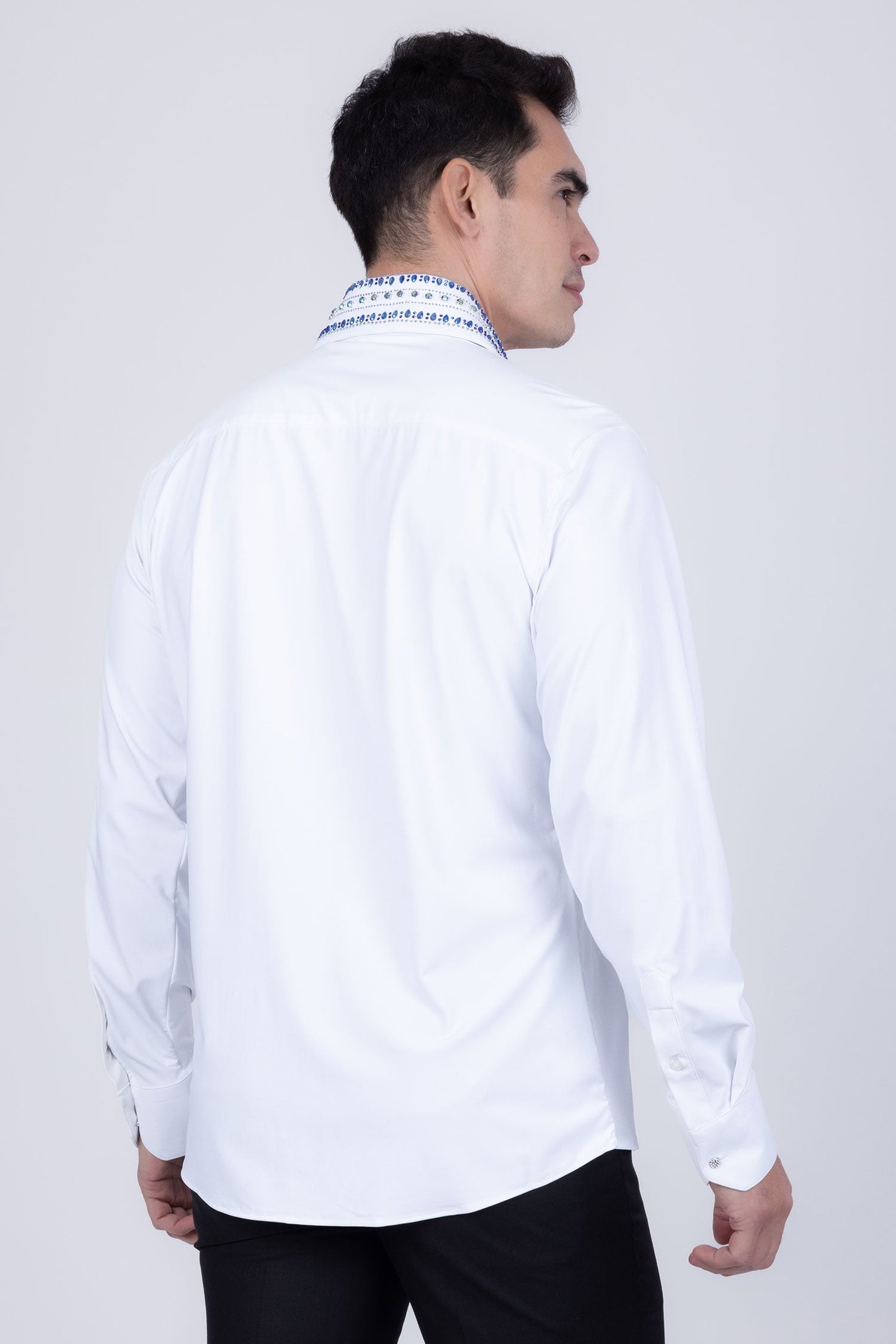 Velcia Rhinestone Long Sleeve Shirt