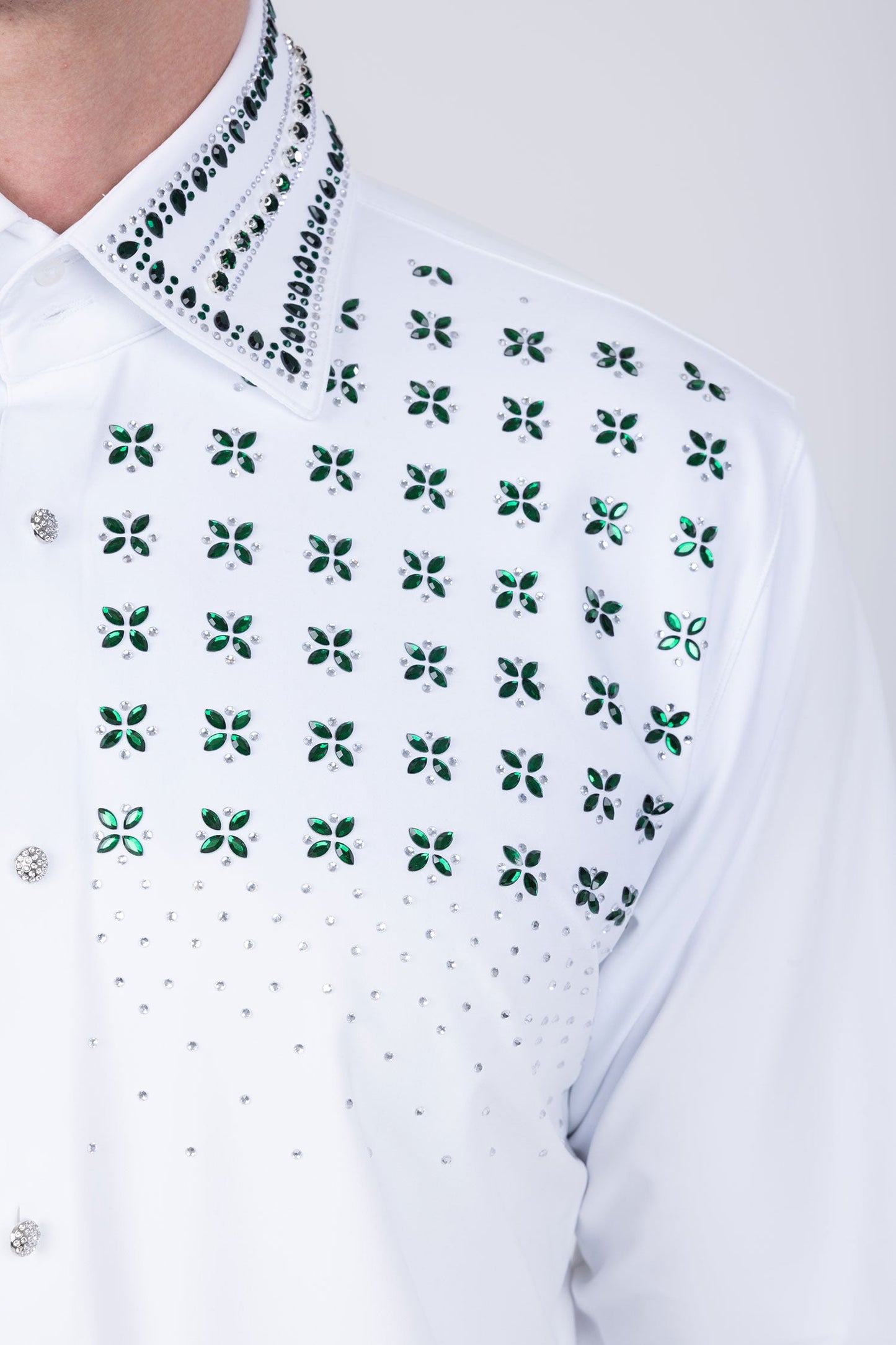 Velcia Rhinestone Long Sleeve Shirt