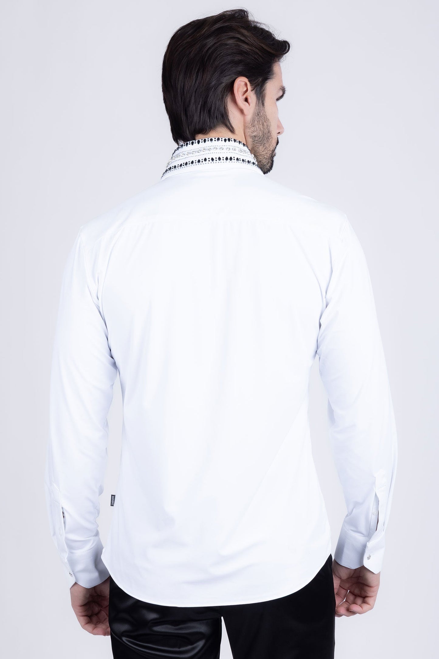 Velcia Rhinestone Long Sleeve Shirt