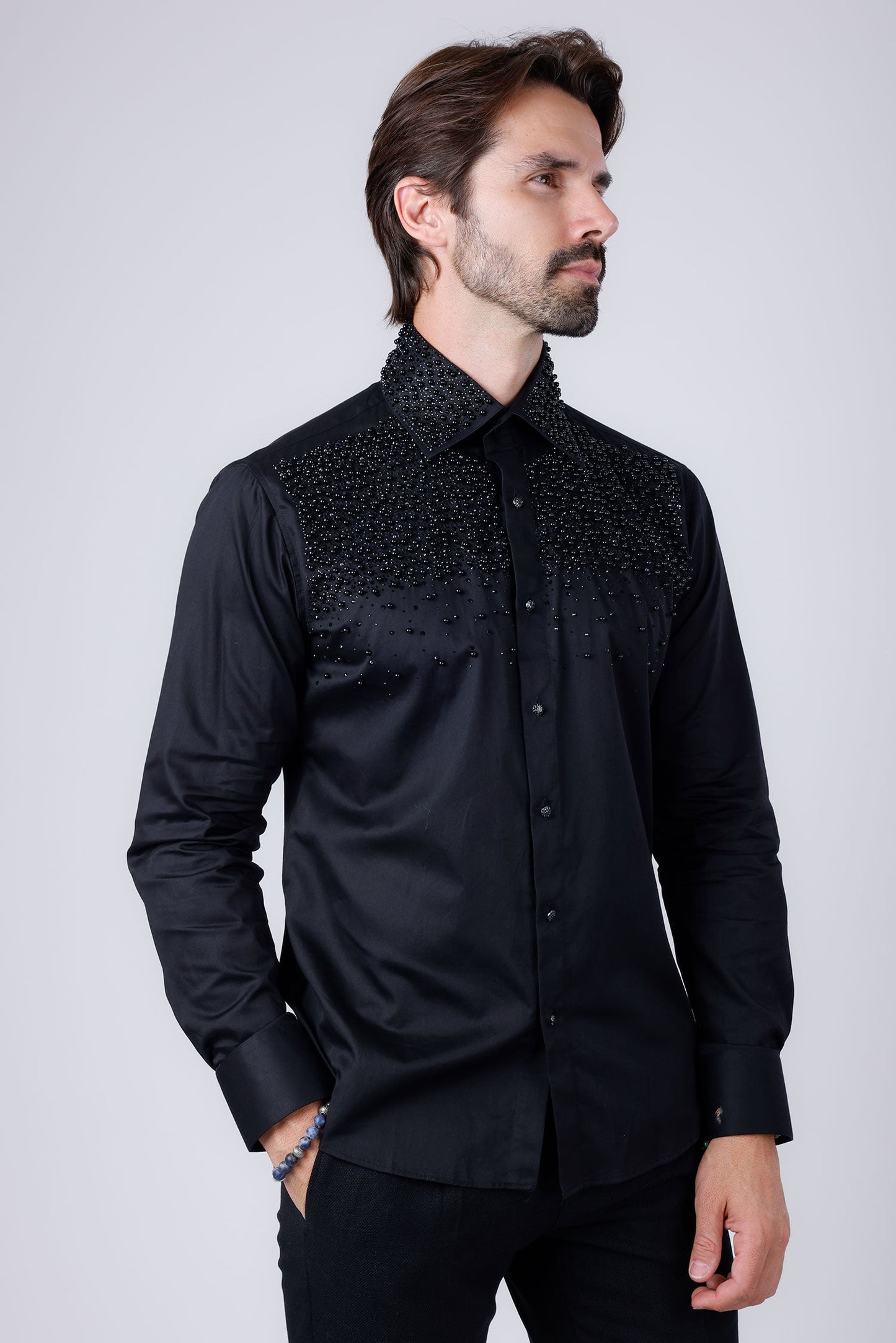 Velona Pearls Long Sleeve Shirt