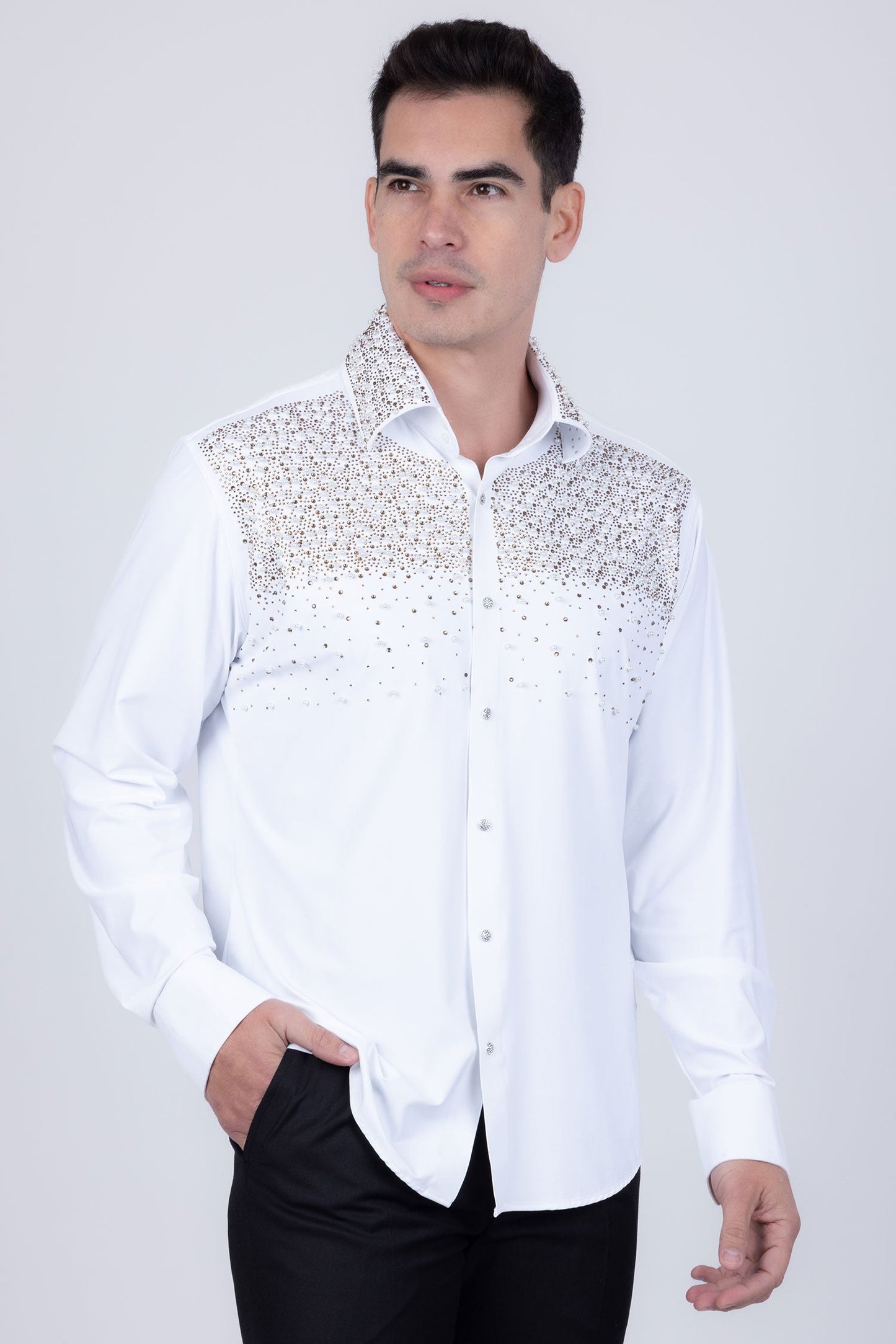 Velona Pearls Long Sleeve Shirt