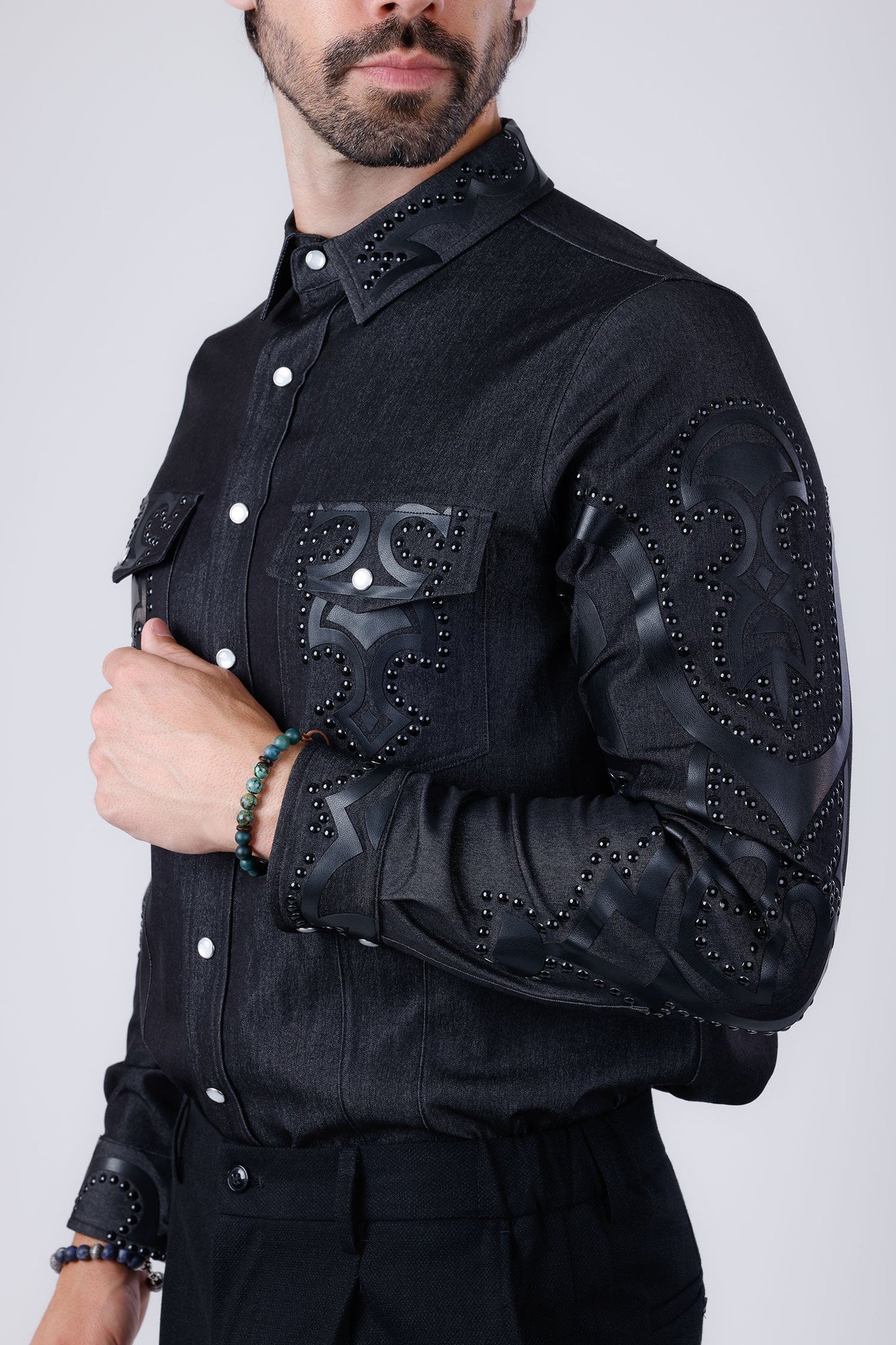 Riyadh Studded Long Sleeve Shirt
