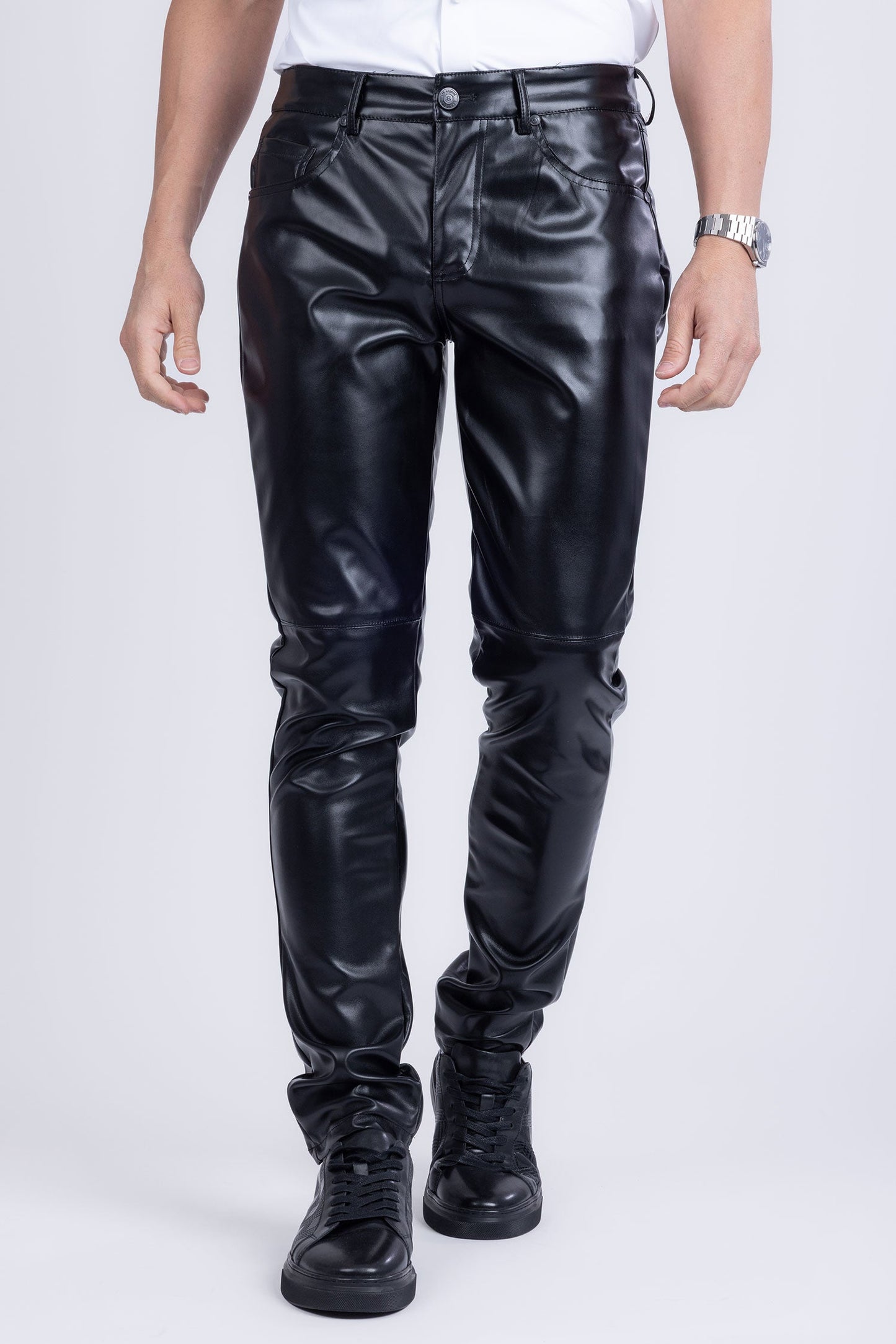 Geneva Faux Leather Pants