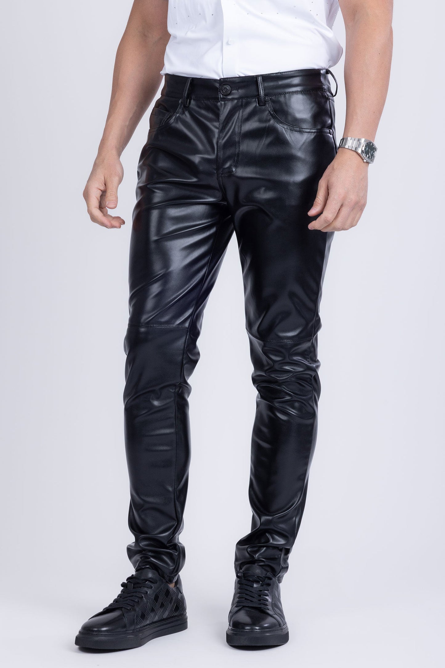 Geneva Faux Leather Pants