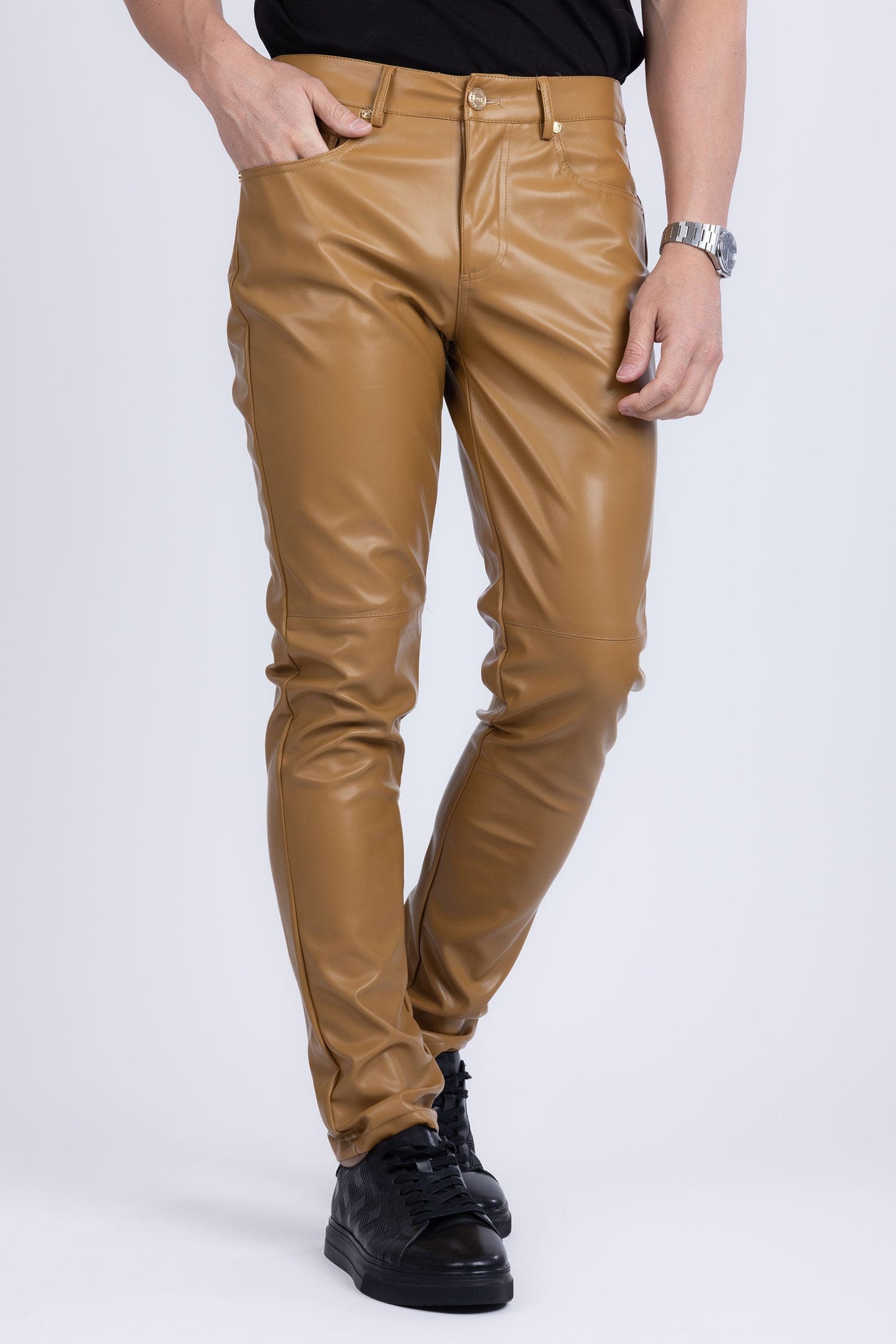 Geneva Faux Leather Pants