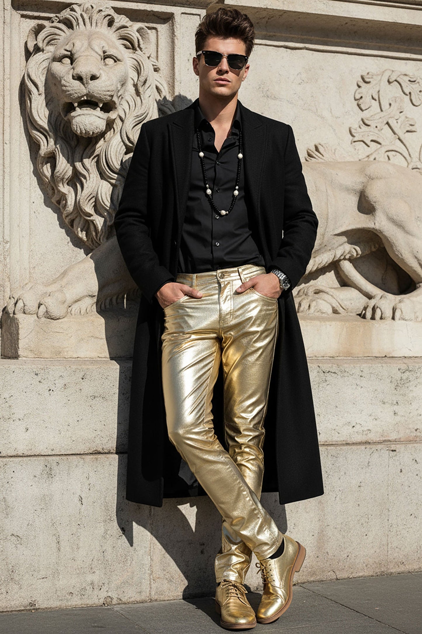 Geneva Faux Leather Pants