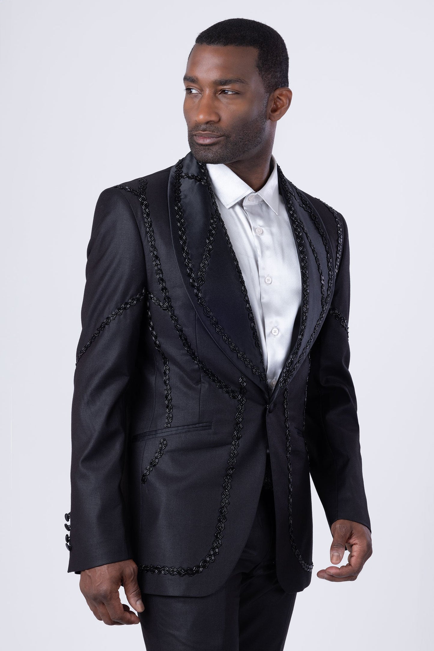 Driftbloom Beaded Blazer