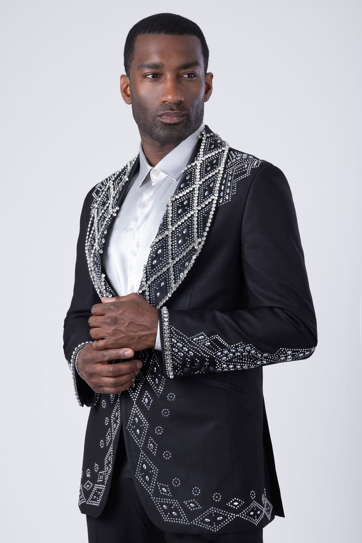 Echohood Rhinestone Blazer