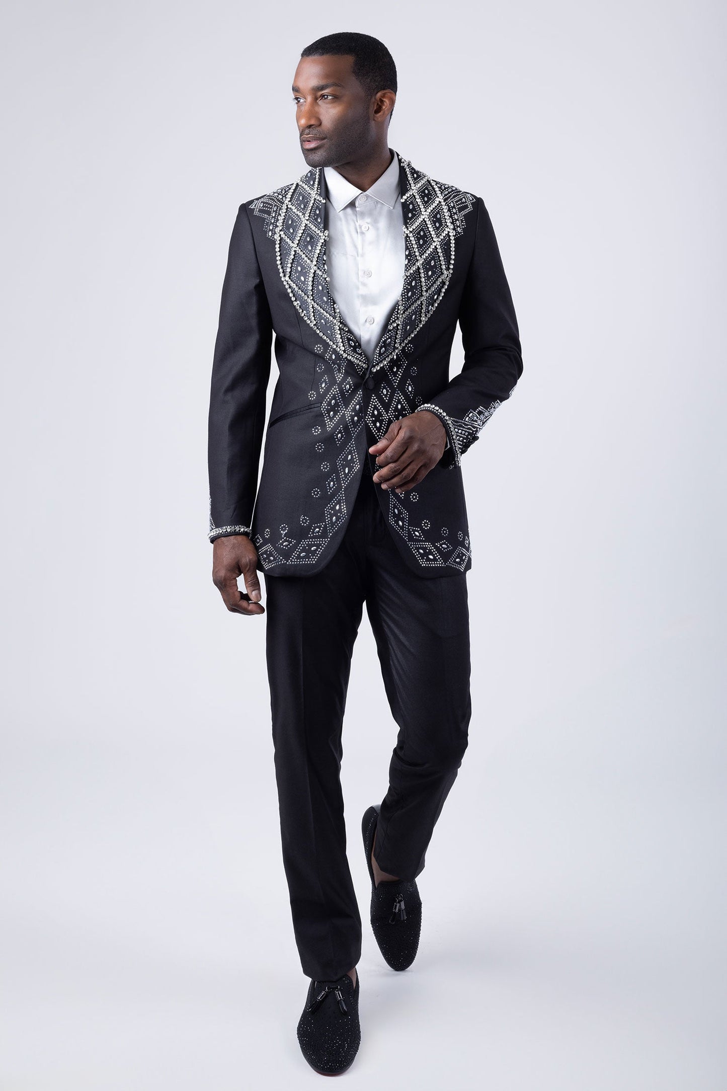 Echohood Rhinestone Blazer