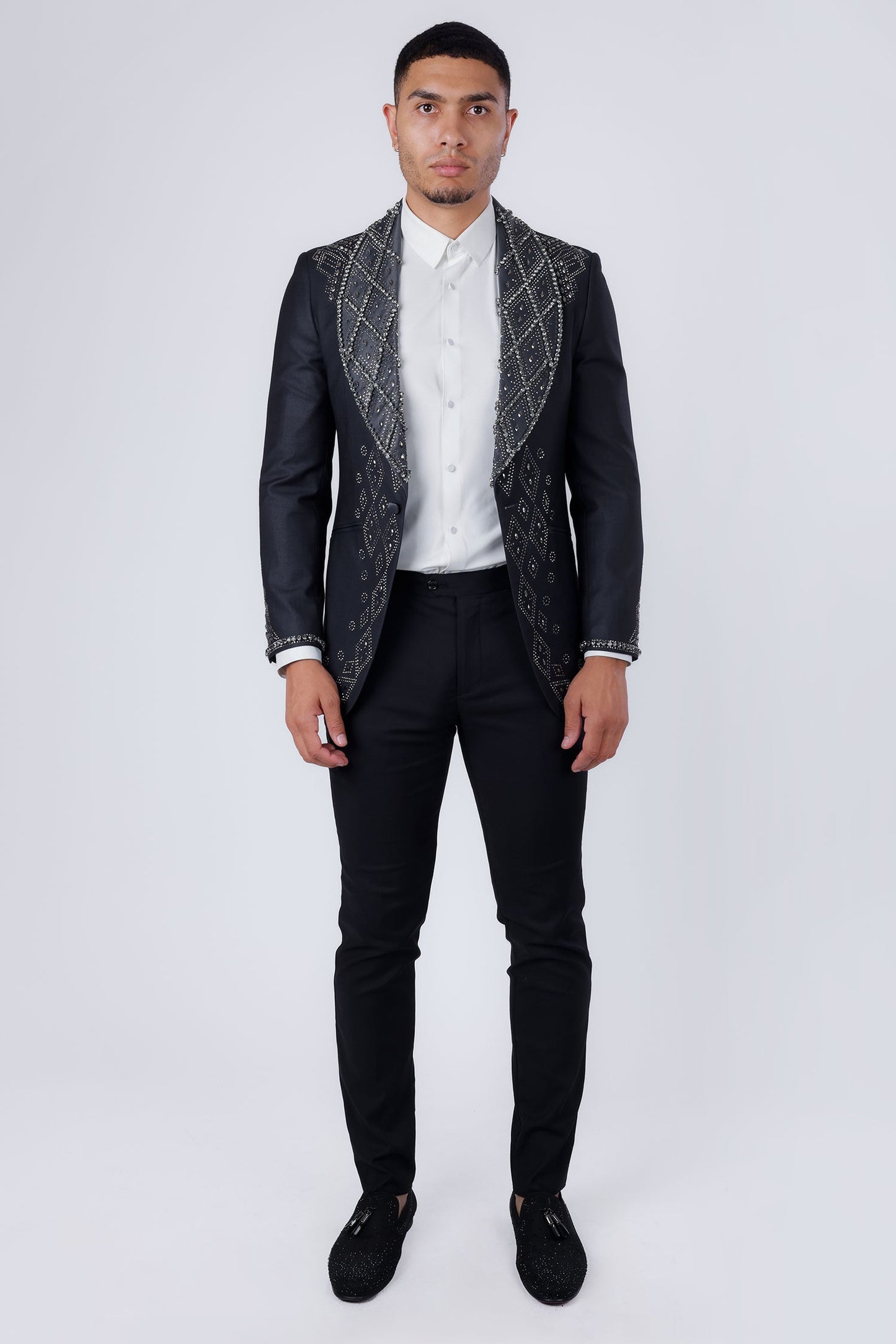 Echohood Rhinestone Blazer