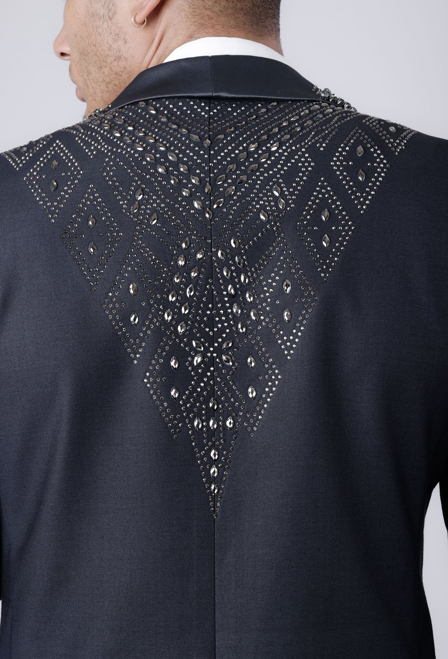 Echohood Rhinestone Blazer