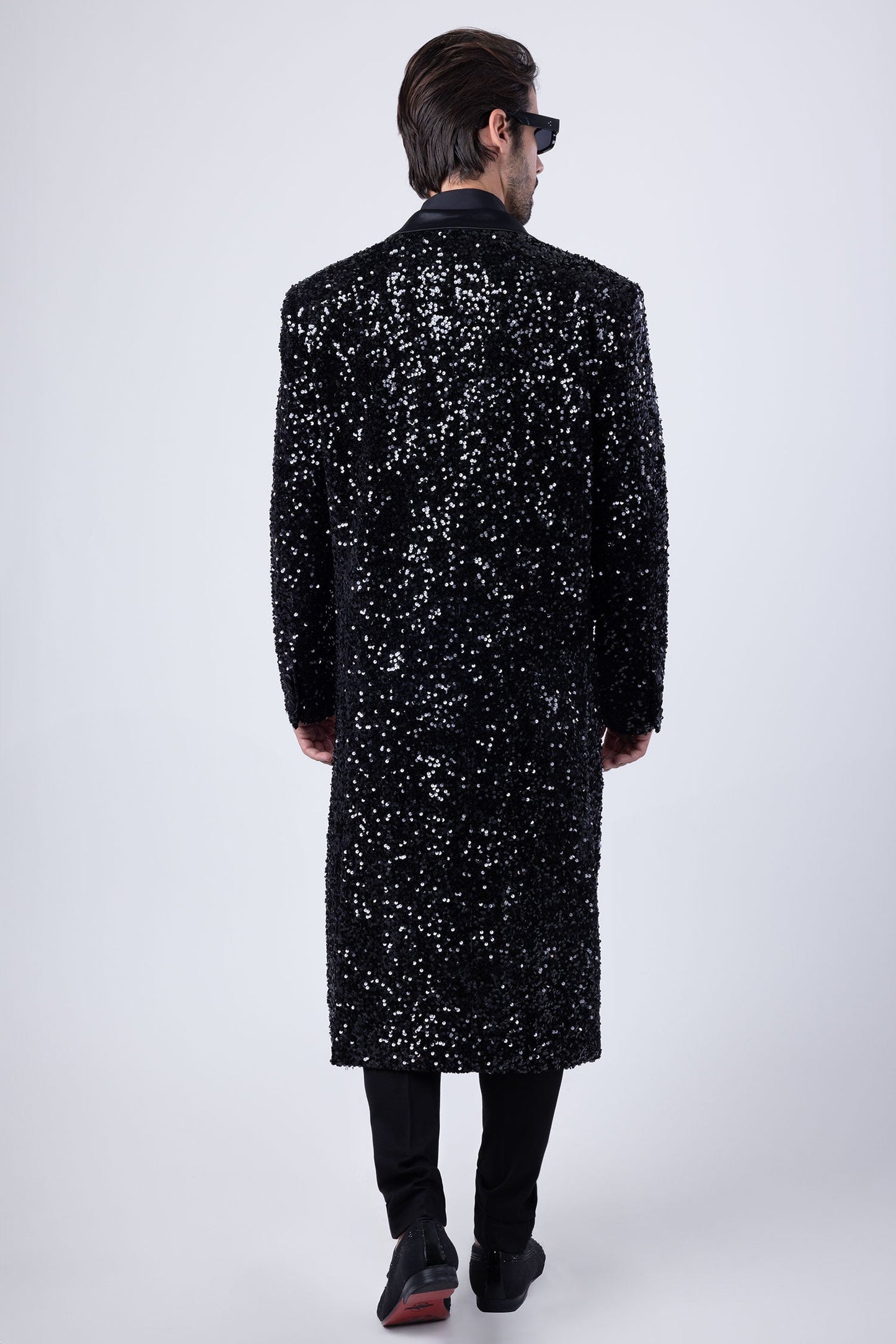 Tovira Sequin Long Coat
