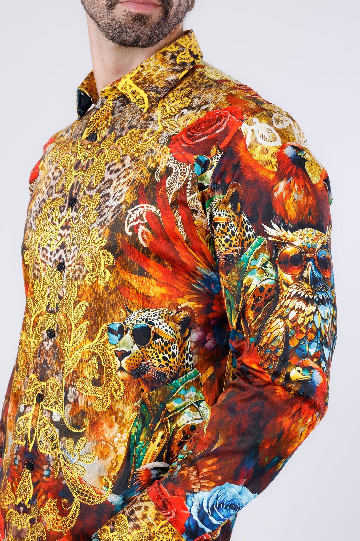 Charmspun Rhinestone Long Sleeve Shirt