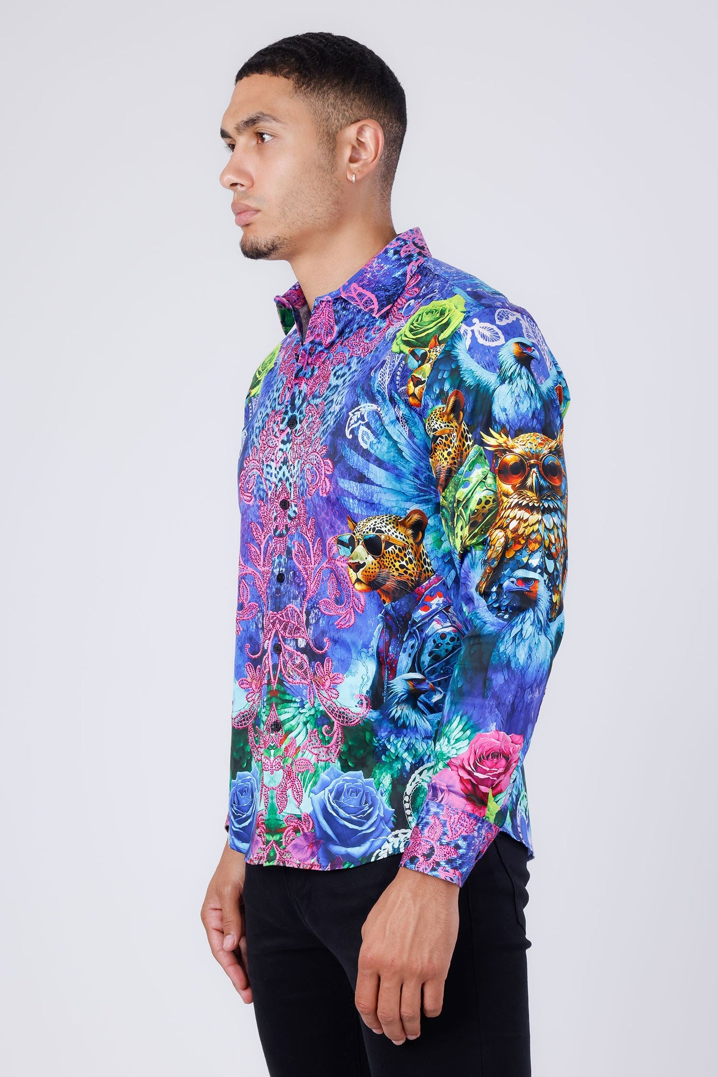 Charmspun Rhinestone Long Sleeve Shirt