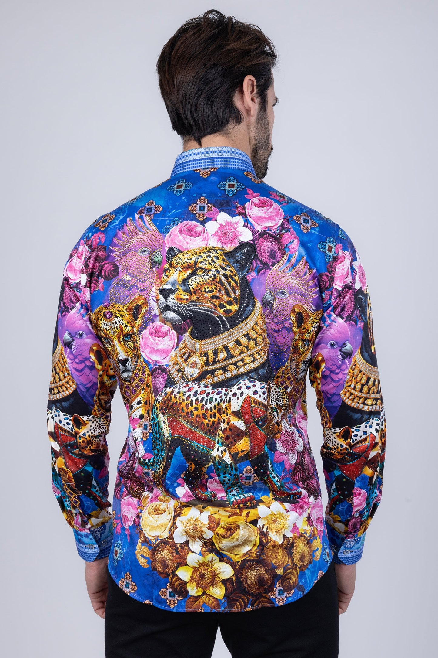 Glowgaiter Rhinestone Long Sleeve Shirt