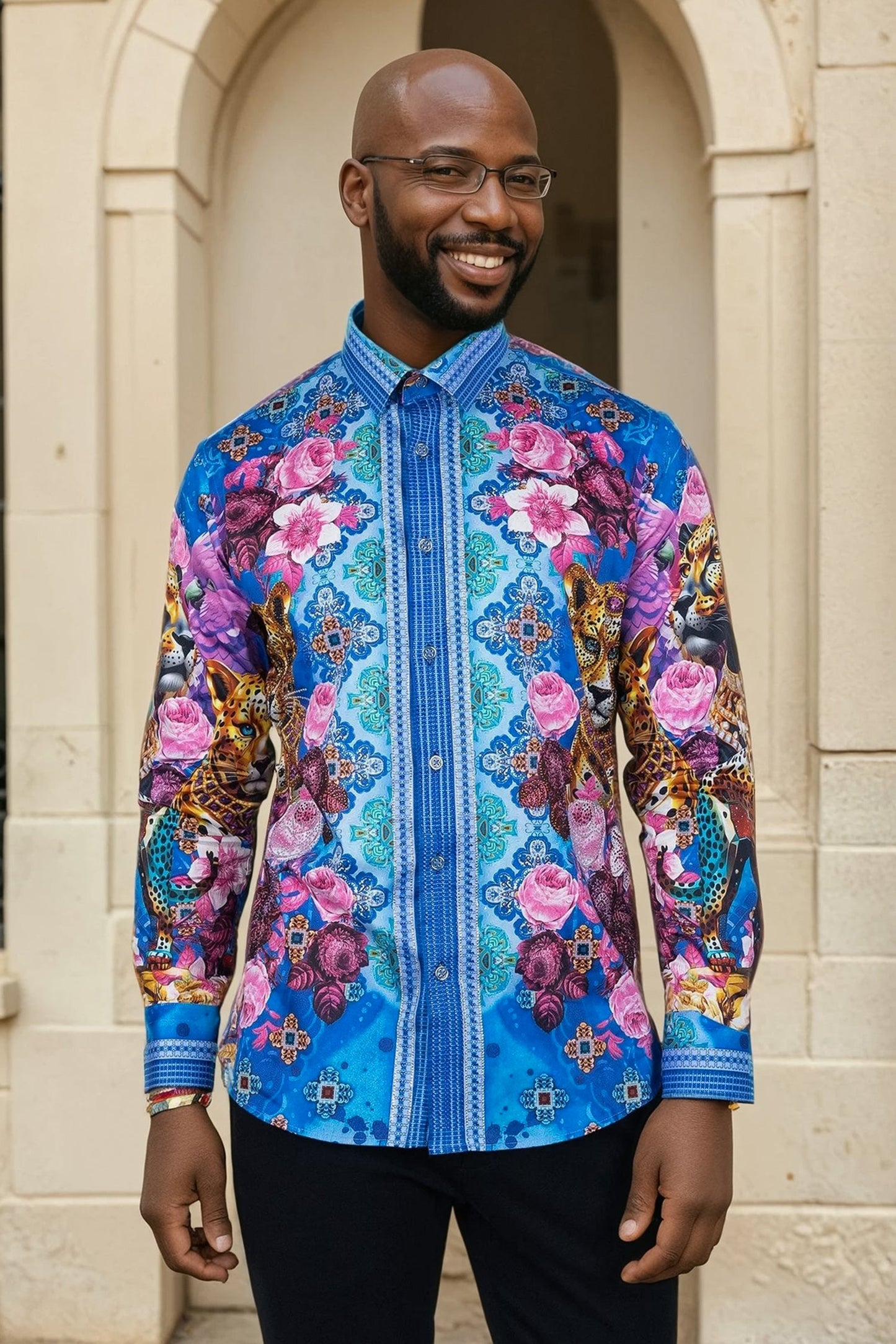 Glowgaiter Rhinestone Long Sleeve Shirt