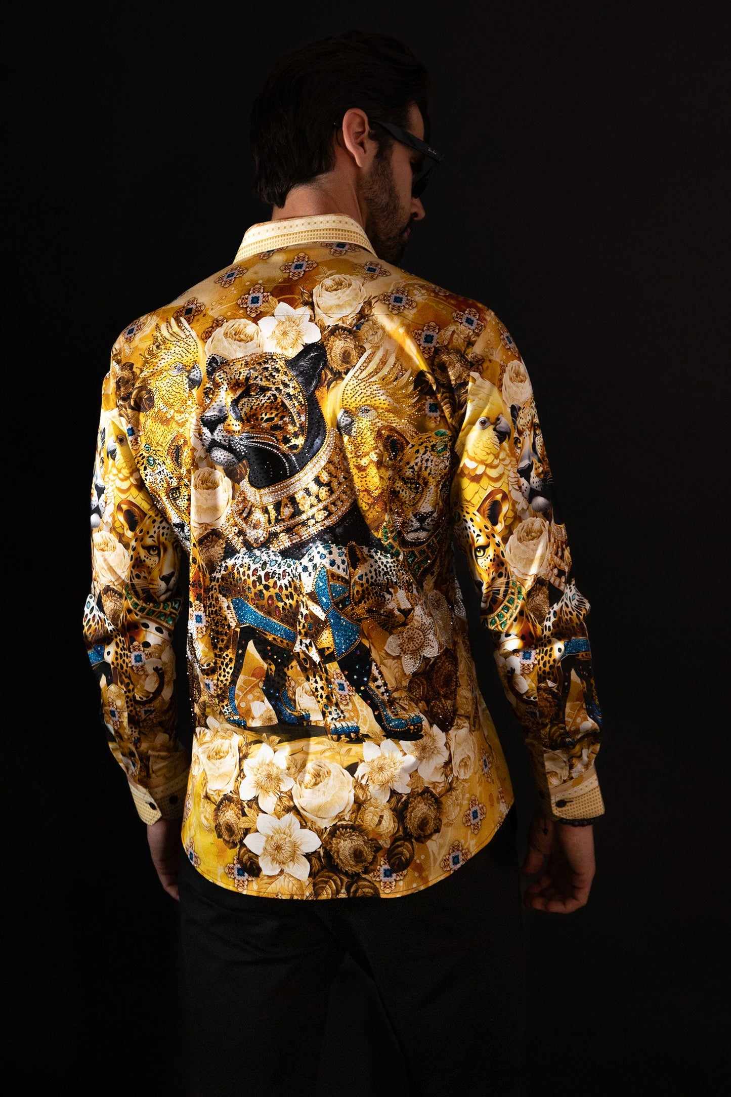 Glowgaiter Rhinestone Long Sleeve Shirt