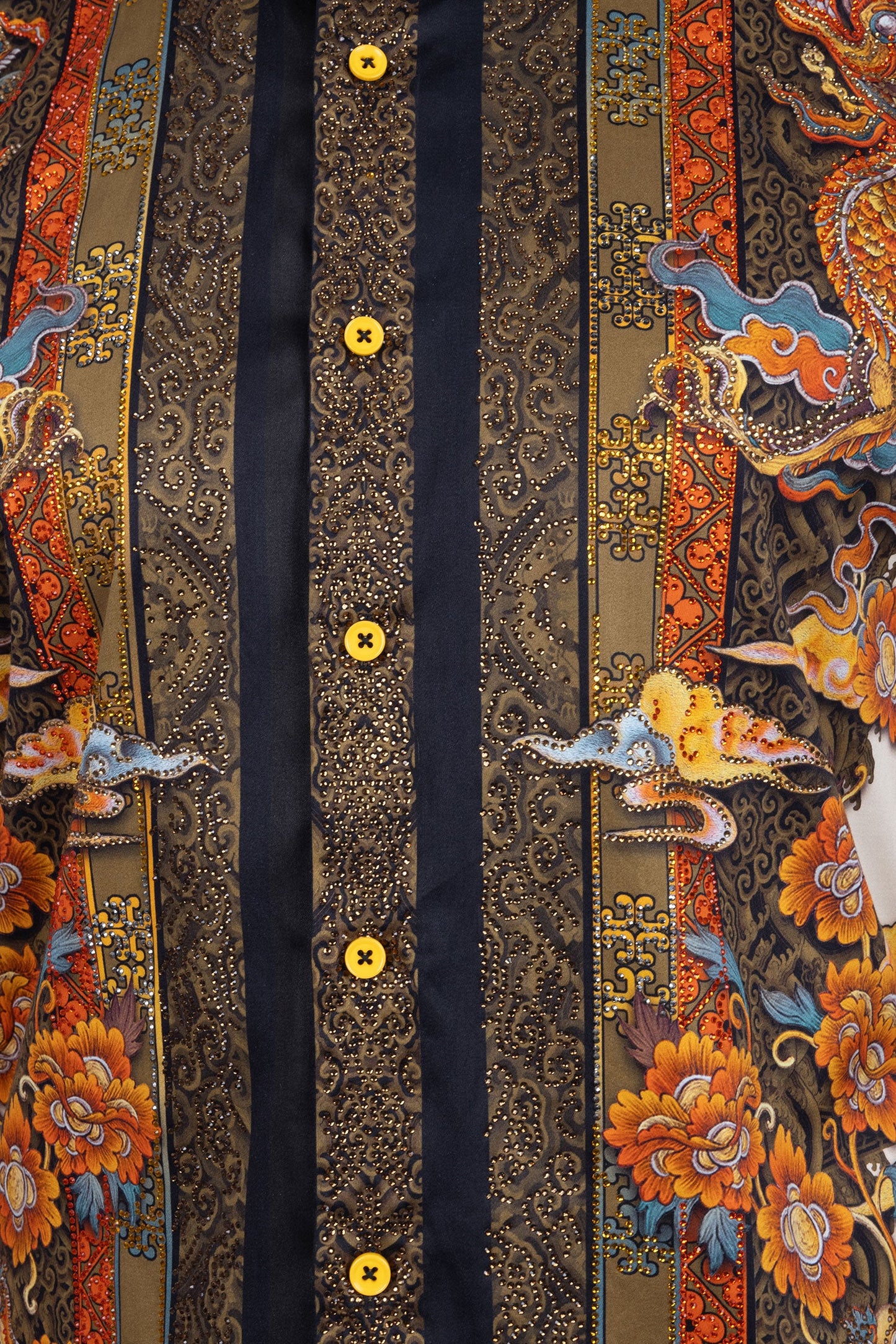 Flitstitch Rhinestone Long Sleeve Shirt