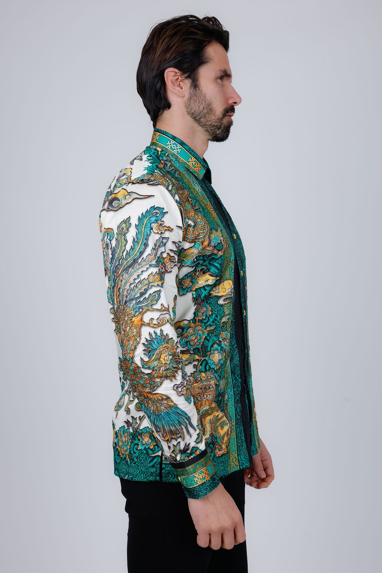 Flitstitch Rhinestone Long Sleeve Shirt