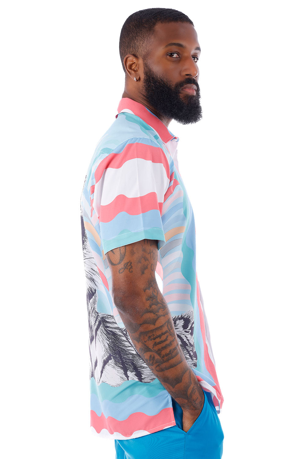Flashy New Wave Short Sleeve Shirt