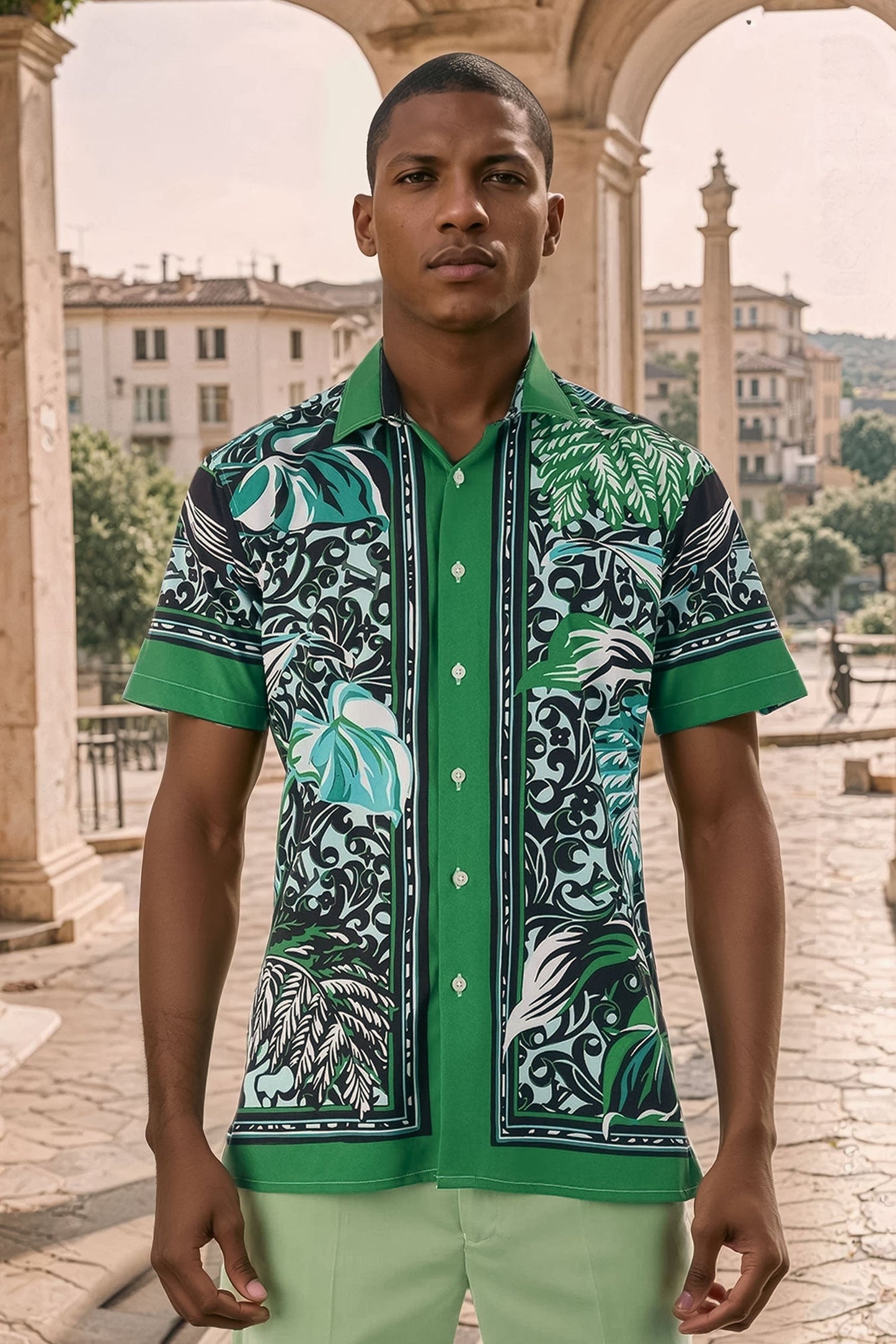 Summer Genoa Short Sleeve Shirt