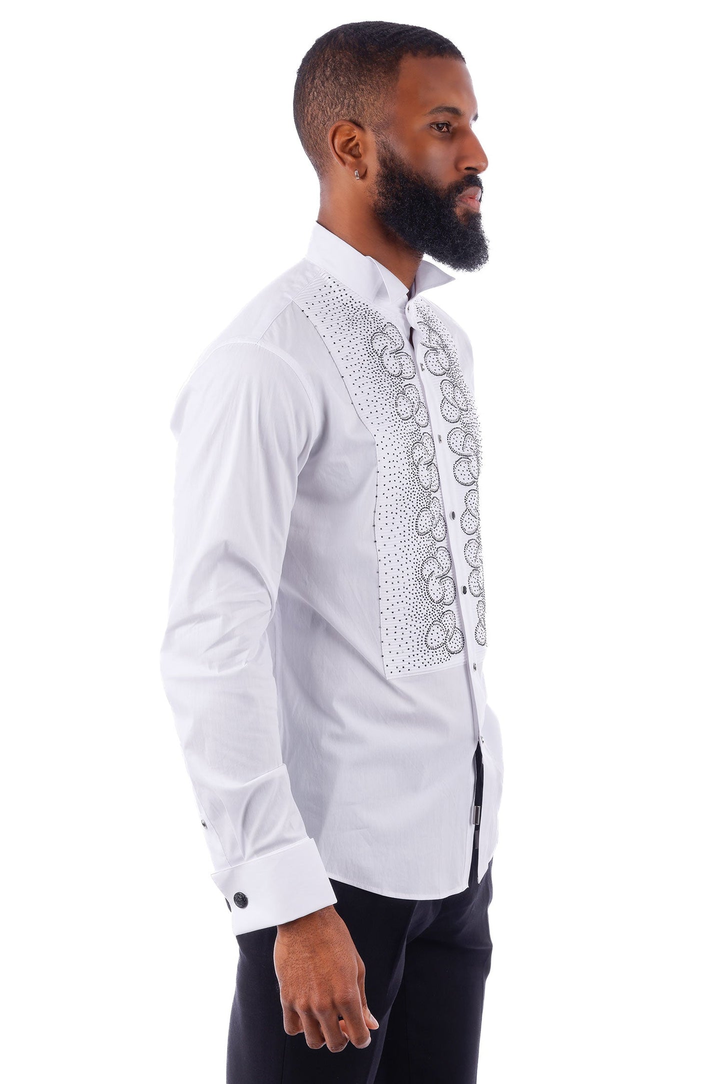 Symmetrical Tracing Long Sleeve Shirt