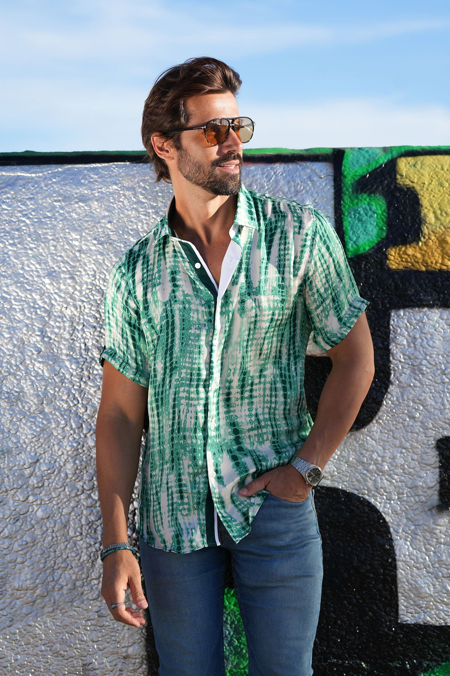 Flashy Fervor Short Sleeve Shirts