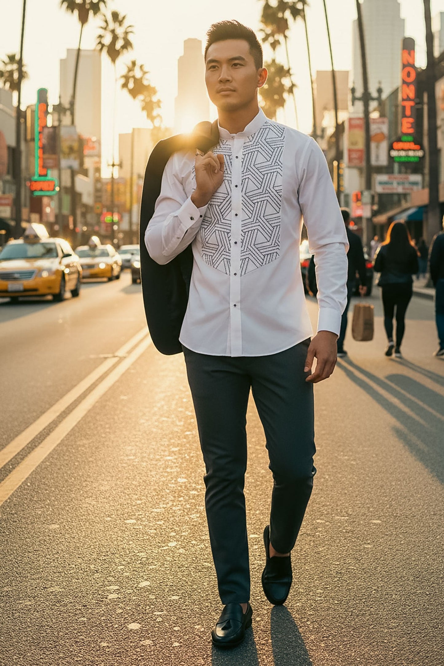 Sayagata Arrangement Long Sleeve Shirt