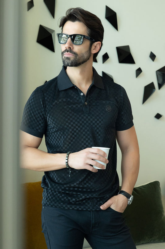 Hanoi Checkered Polo Shirt