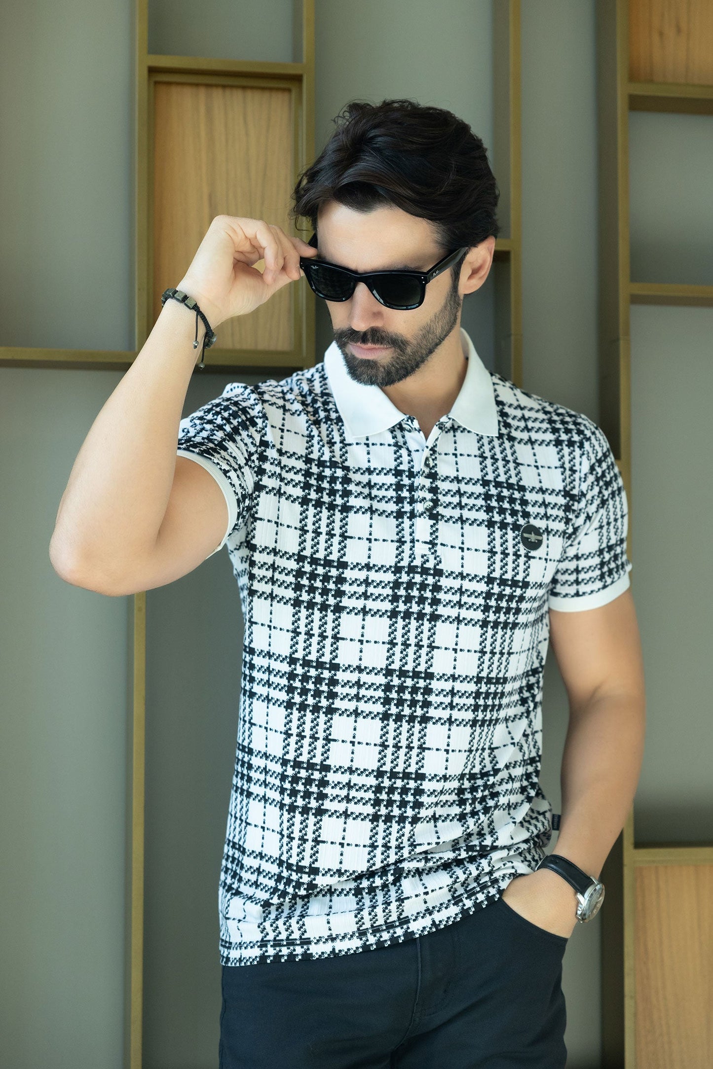 Manila Weave Polo Shirt