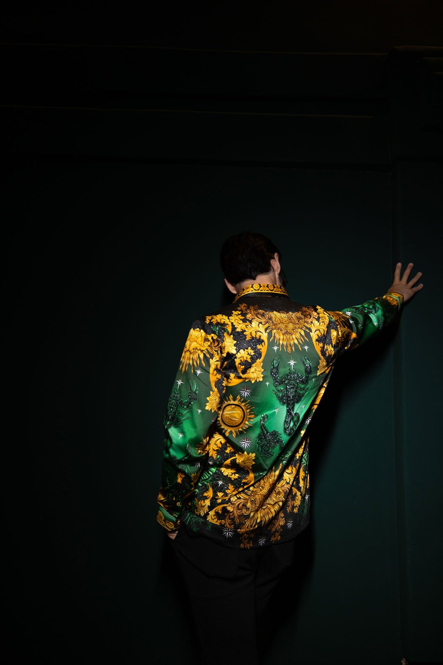 Cogent Approach Rhinestone Long Sleeve Shirt