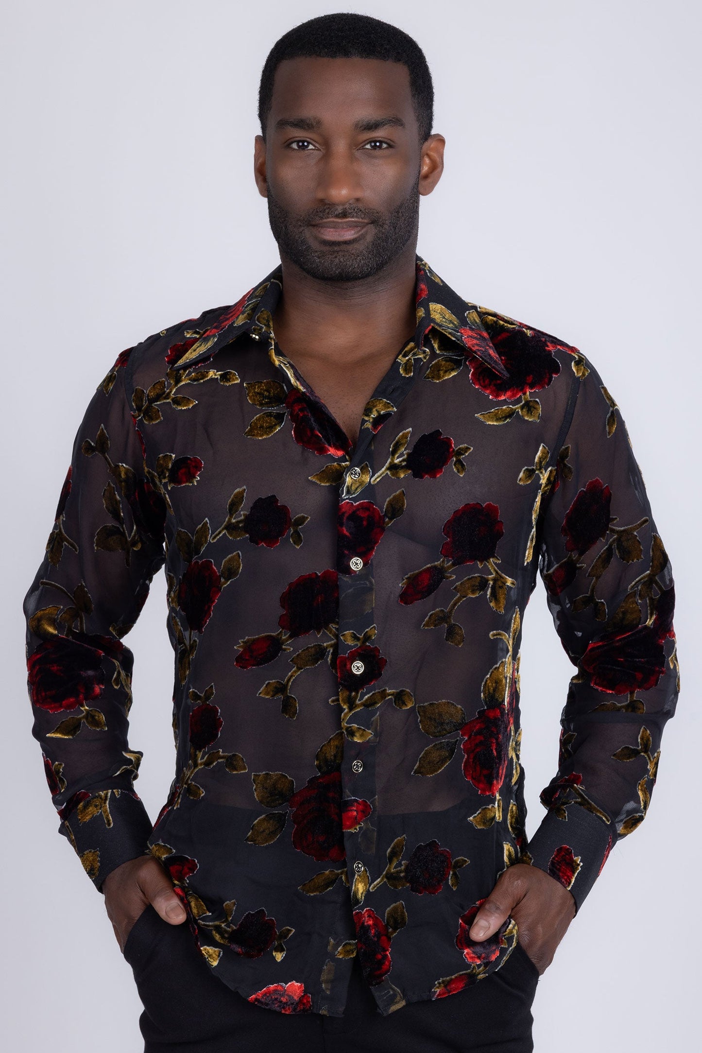 Gran Roses Long Sleeve Shirt