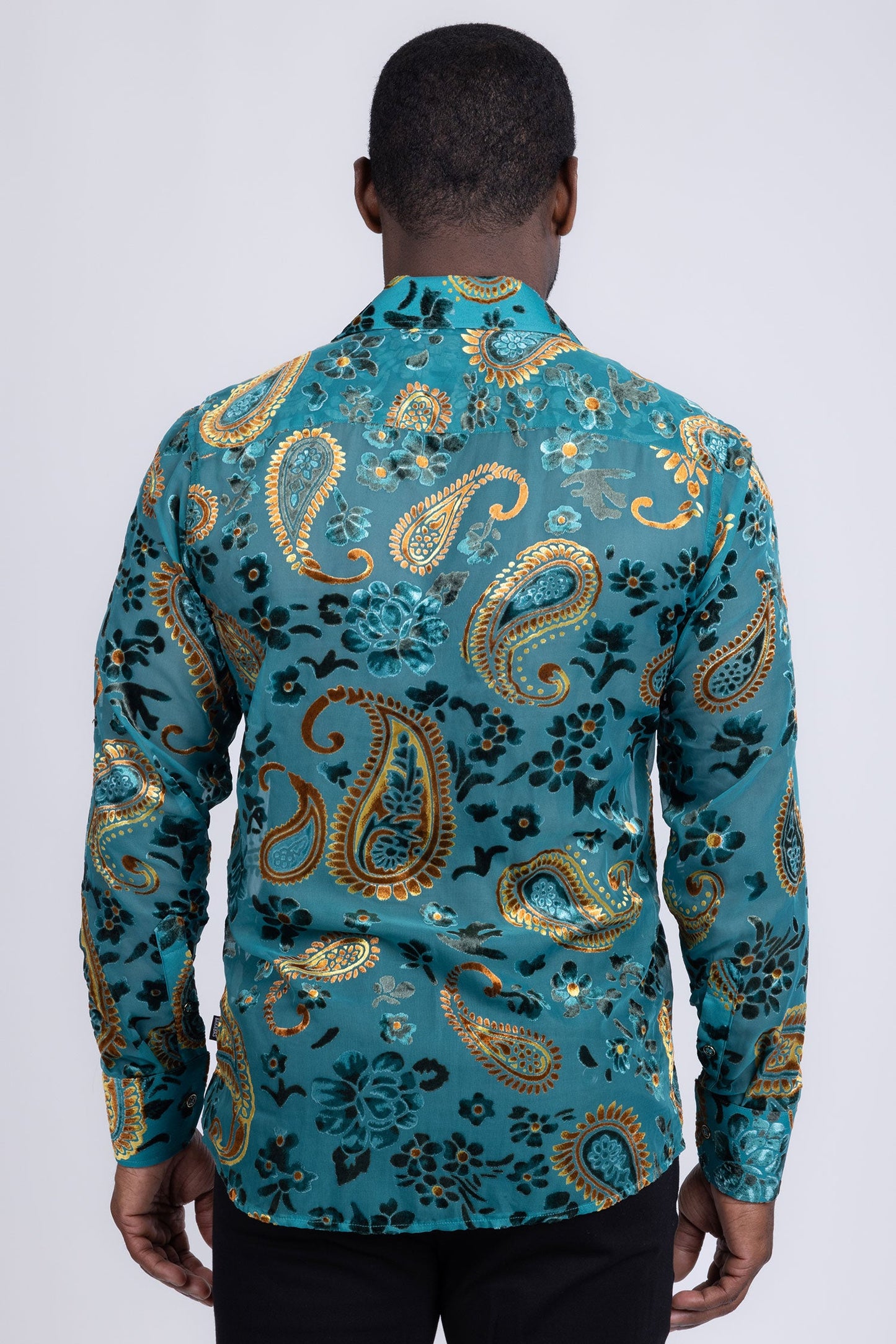 Bund Paisley Long Sleeve Shirt