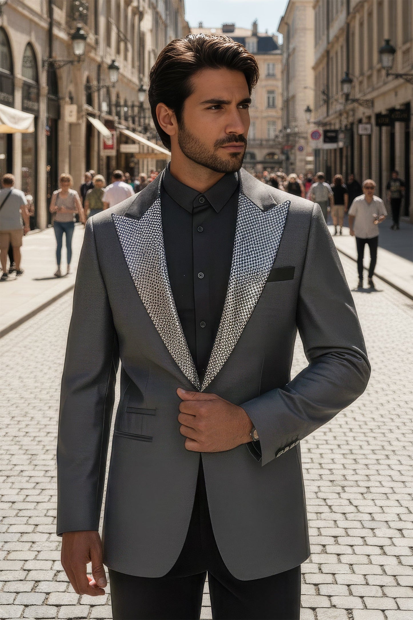 Halong Rhinestone Blazer