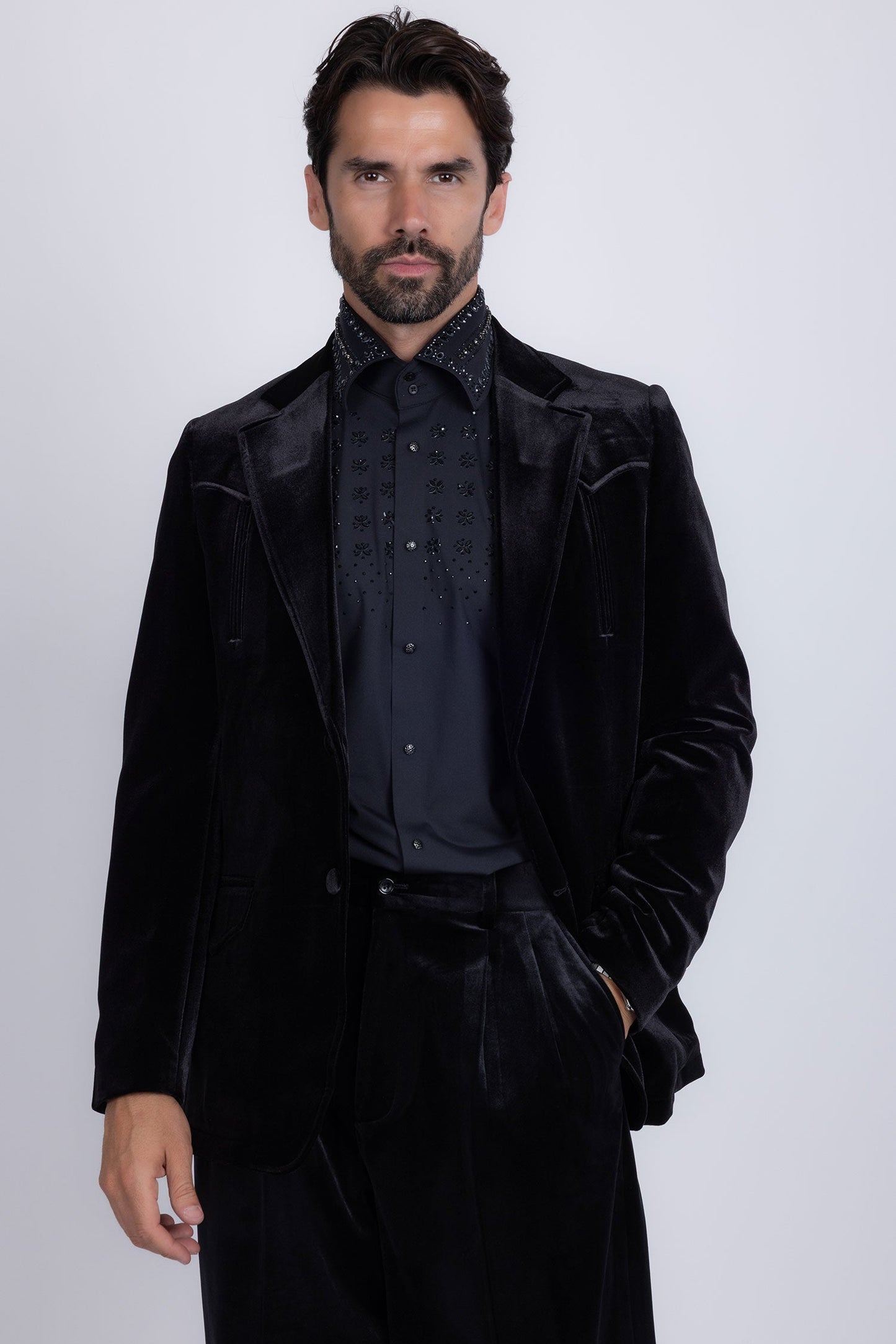 Bucharest Velvet Blazer