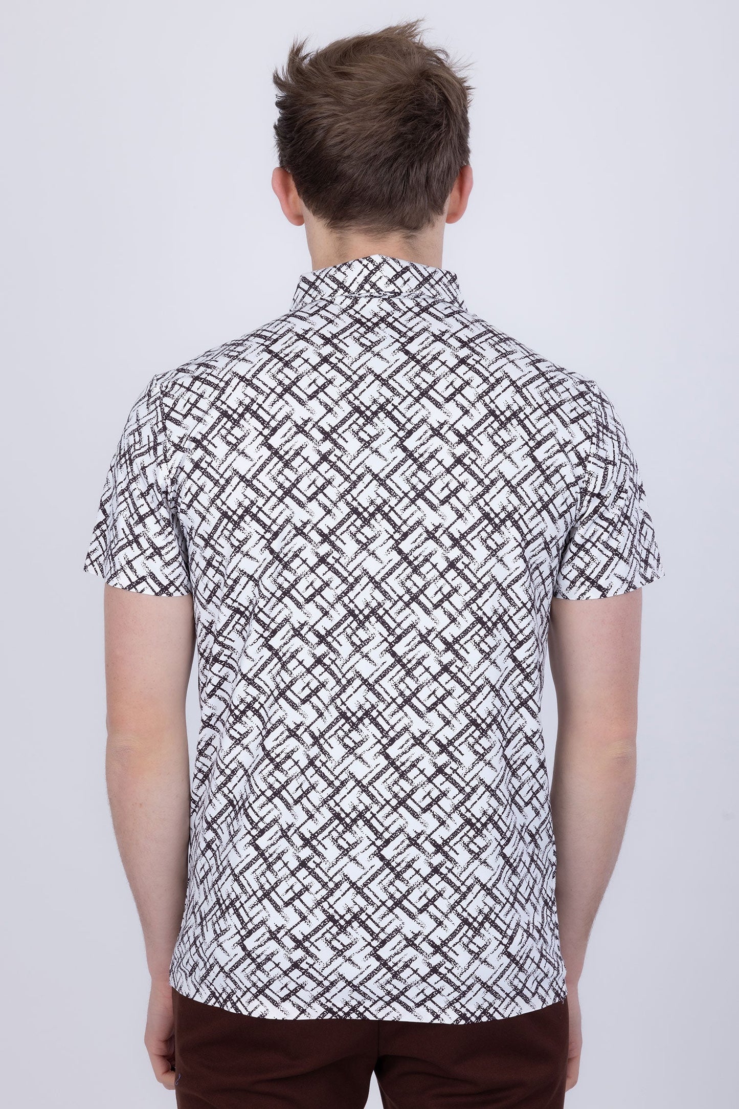 Unter Geometric Polo Shirt