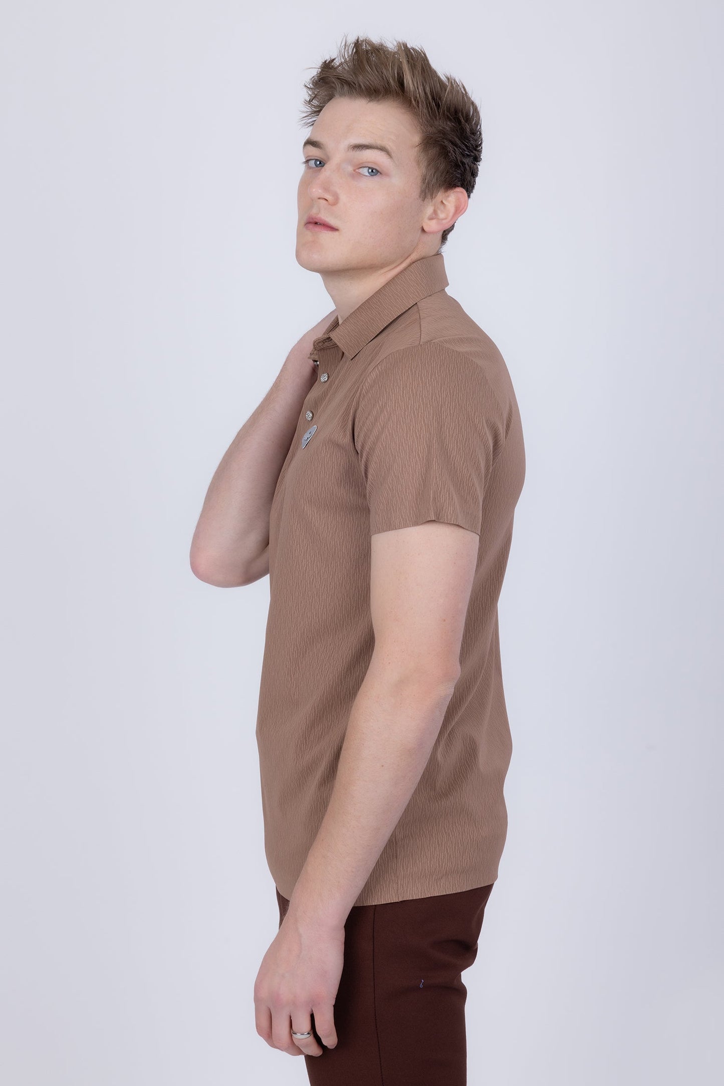 Amsterdam Textured Polo Shirt