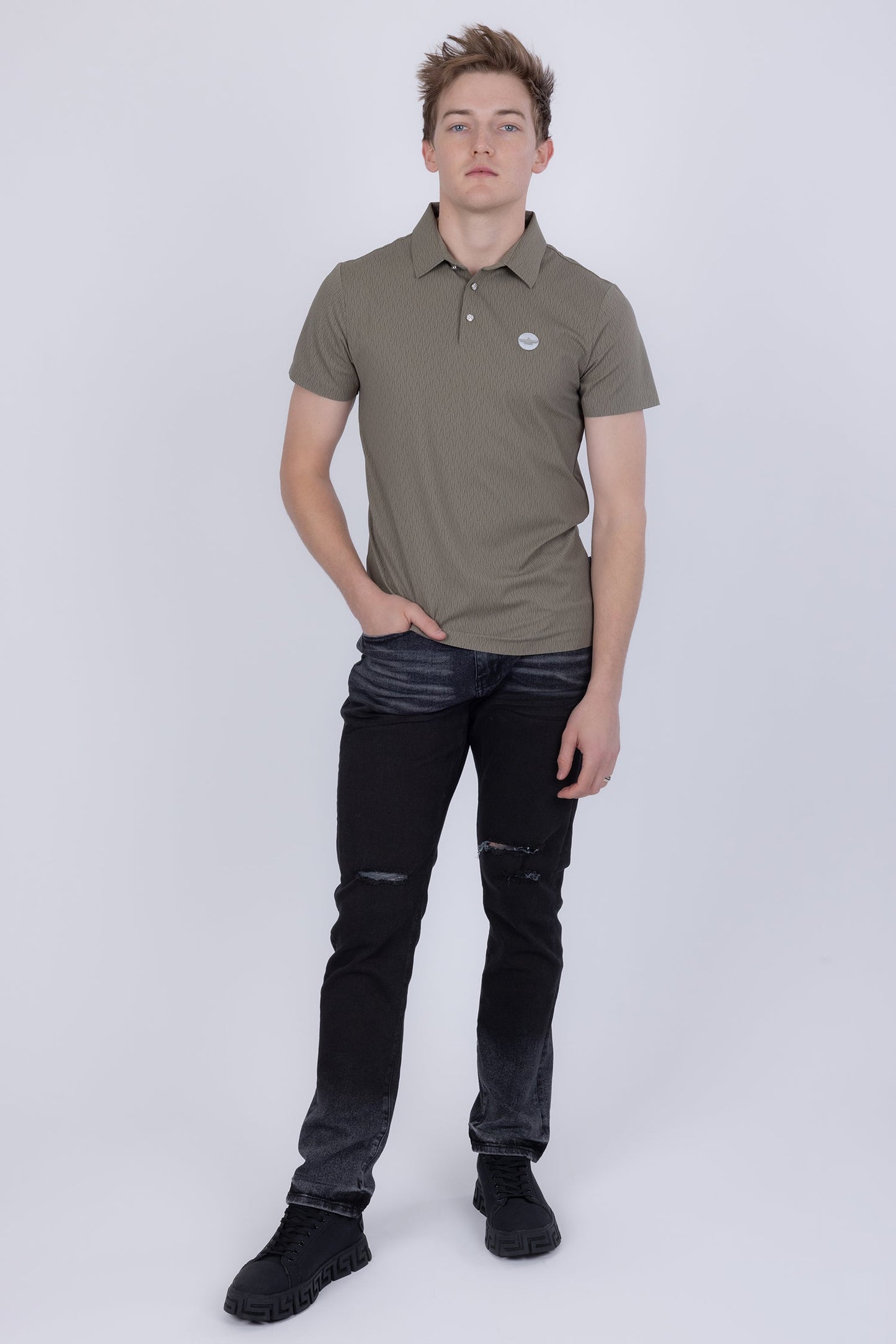 Amsterdam Textured Polo Shirt