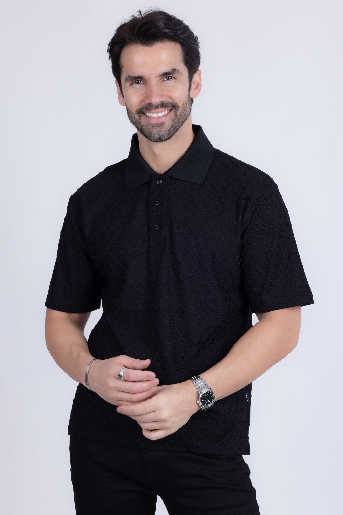 Sydney Geometric Polo Shirt