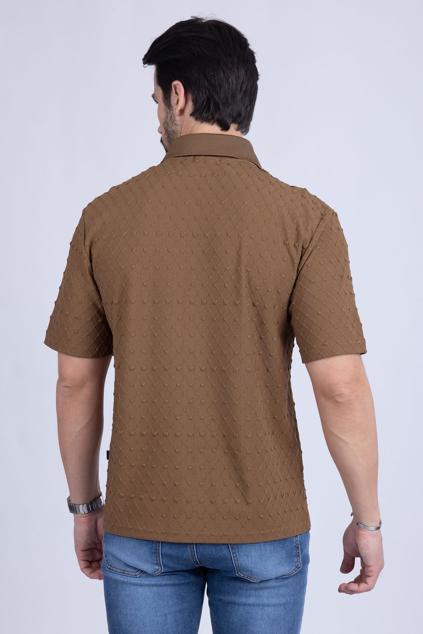 Sydney Geometric Polo Shirt