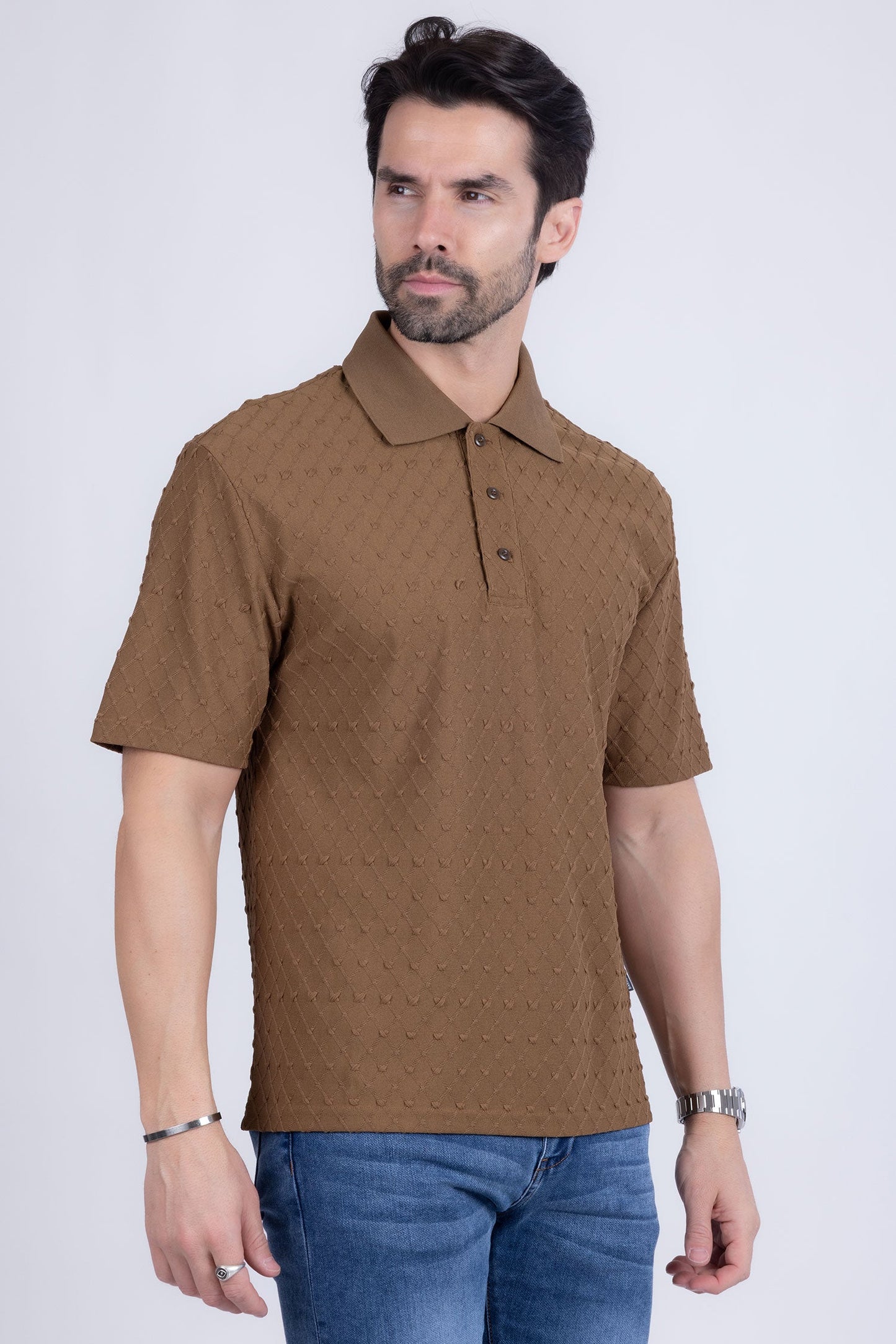Sydney Geometric Polo Shirt