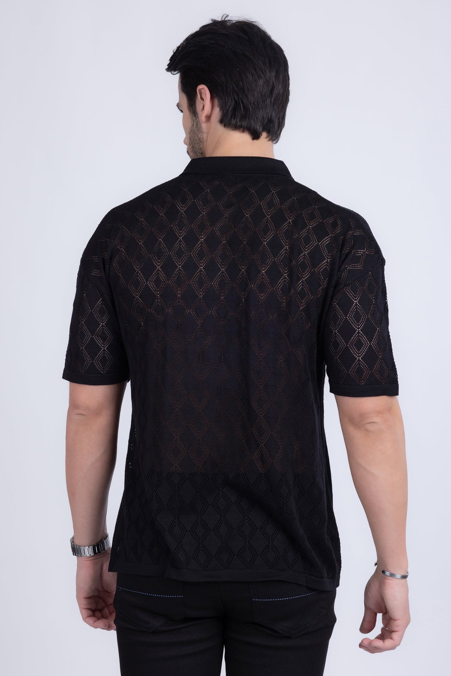 Lagos Geometric Polo Shirt