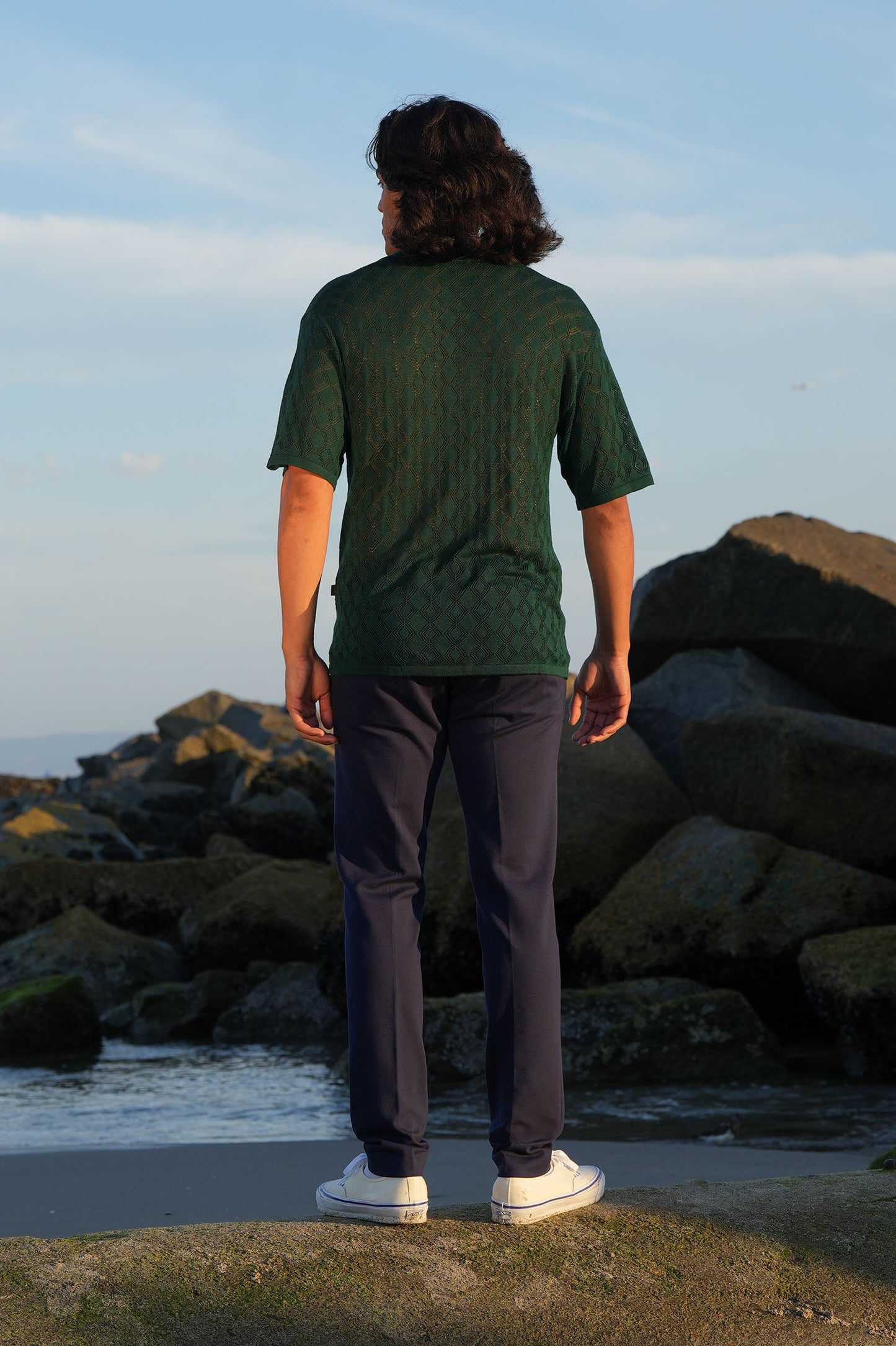 Lagos Geometric Polo Shirt