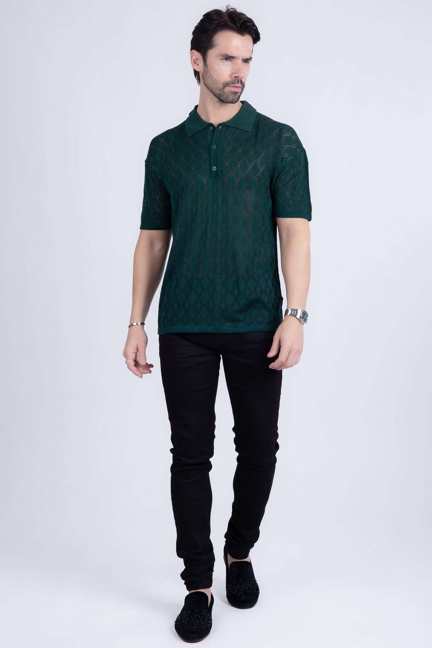 Lagos Geometric Polo Shirt