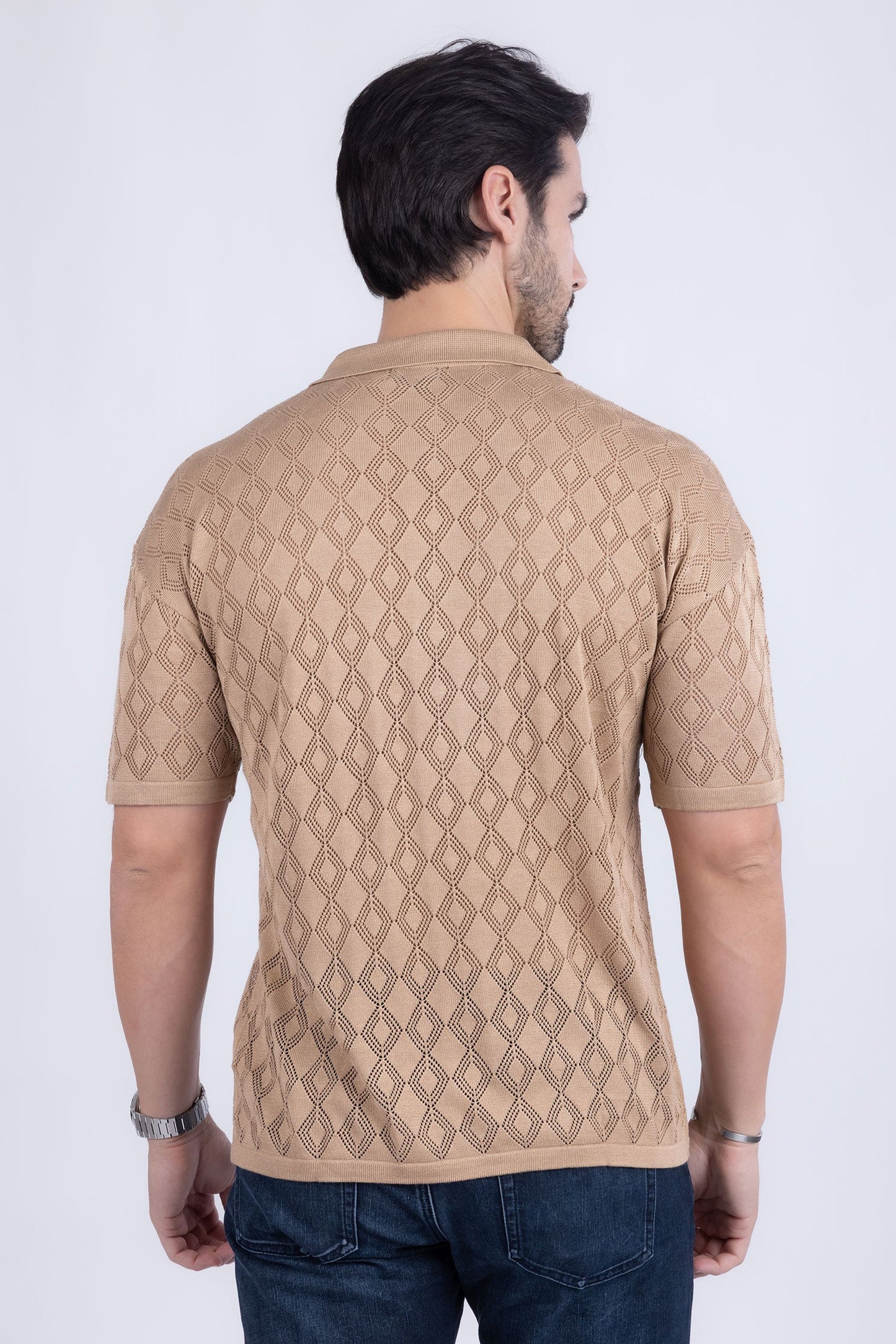 Lagos Geometric Polo Shirt