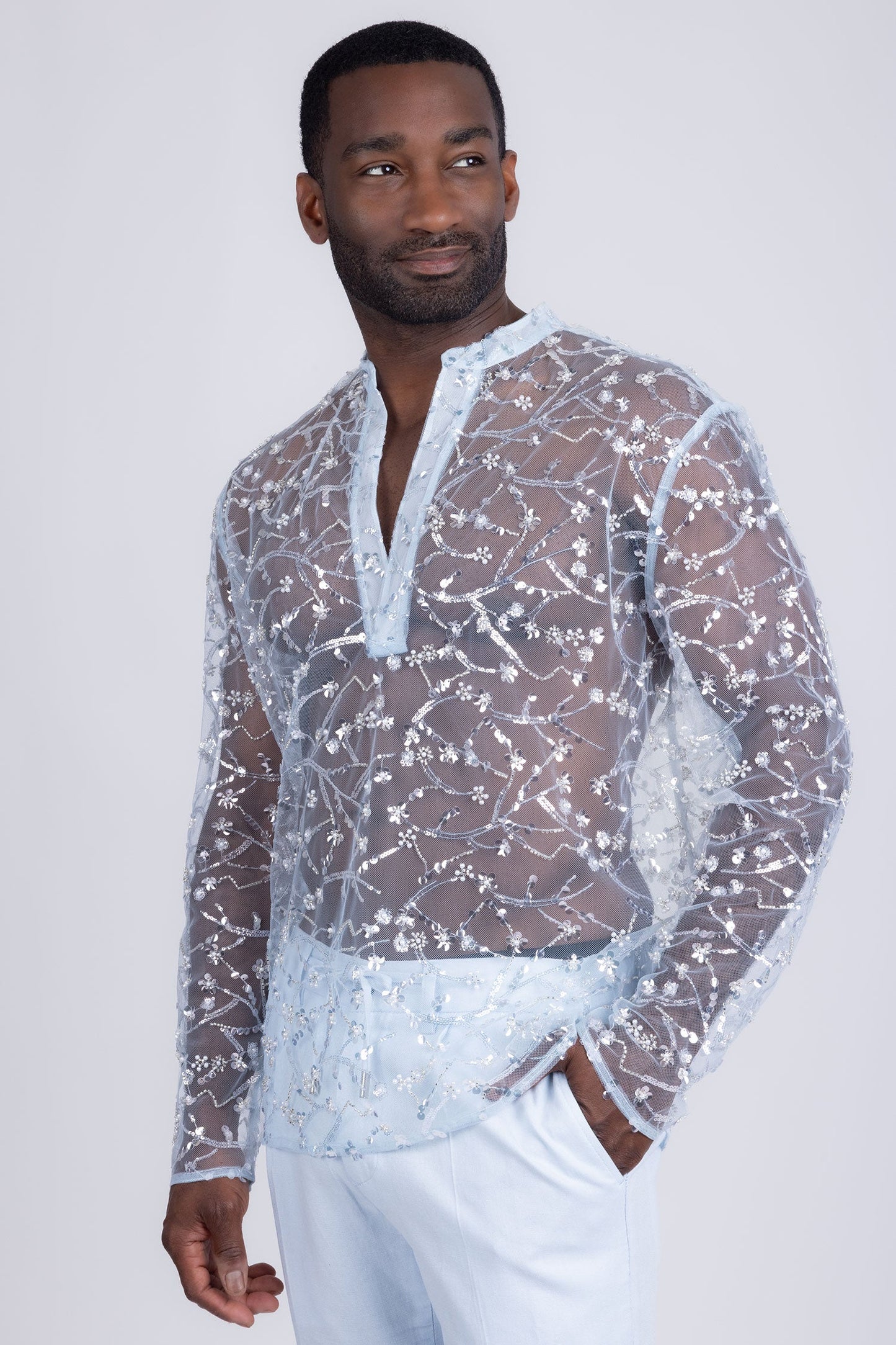 Krabi Sheer Long Sleeve Shirt