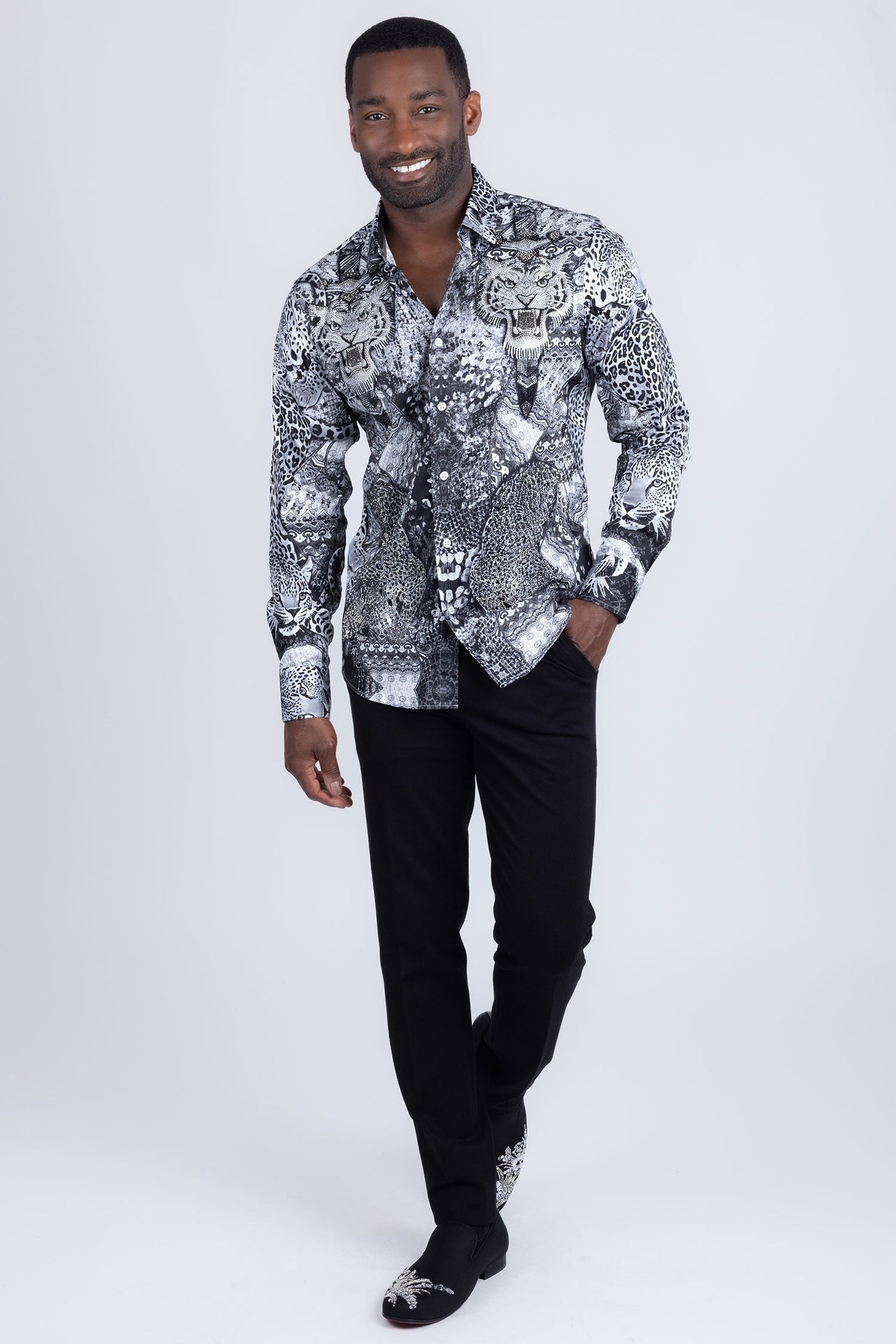 Grafton Rhinestones Long Sleeve Shirt